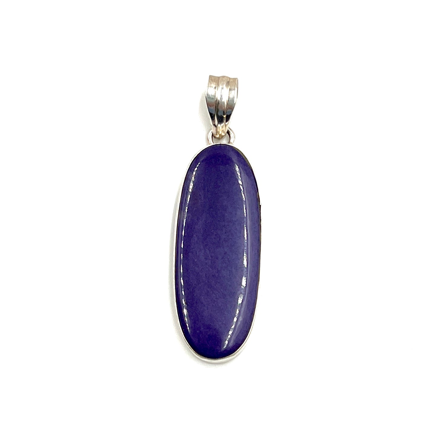 Sterling Silver Charoite Oval Pendants