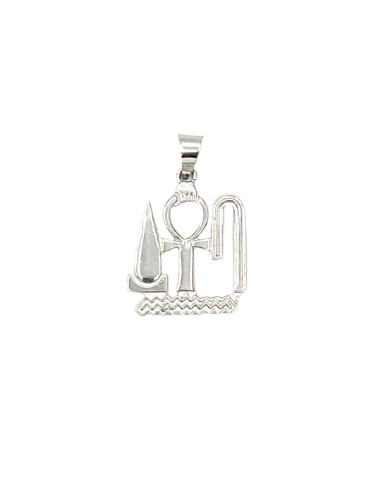 Silver Udja Ankh Seneb Pendants