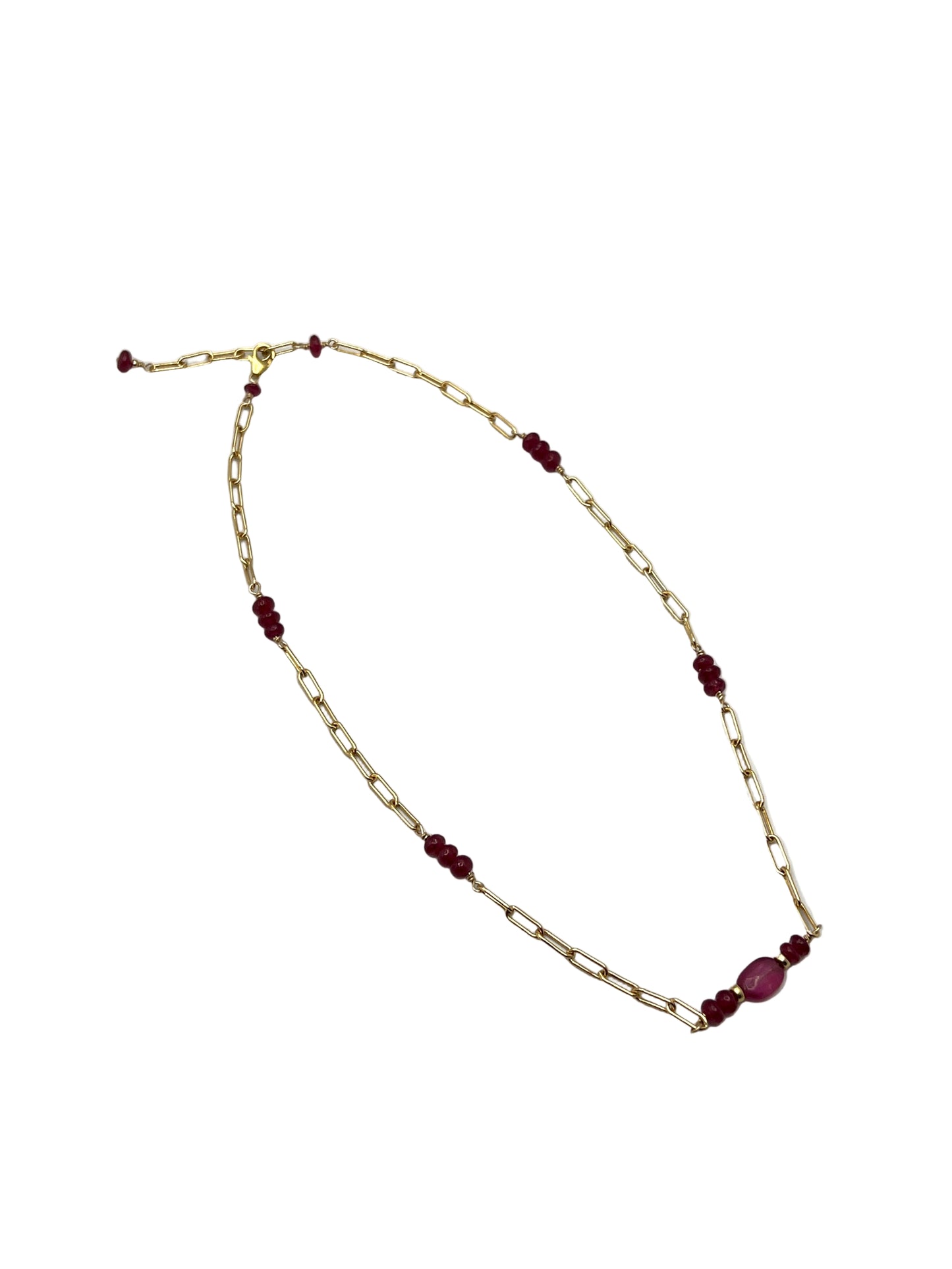 Ruby Gold Filled Necklaces