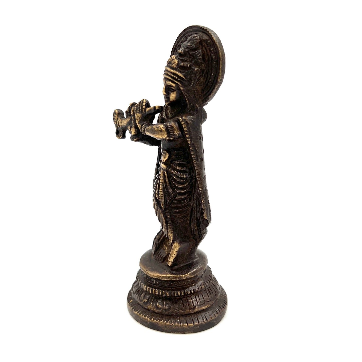 Brass Krishna Statue