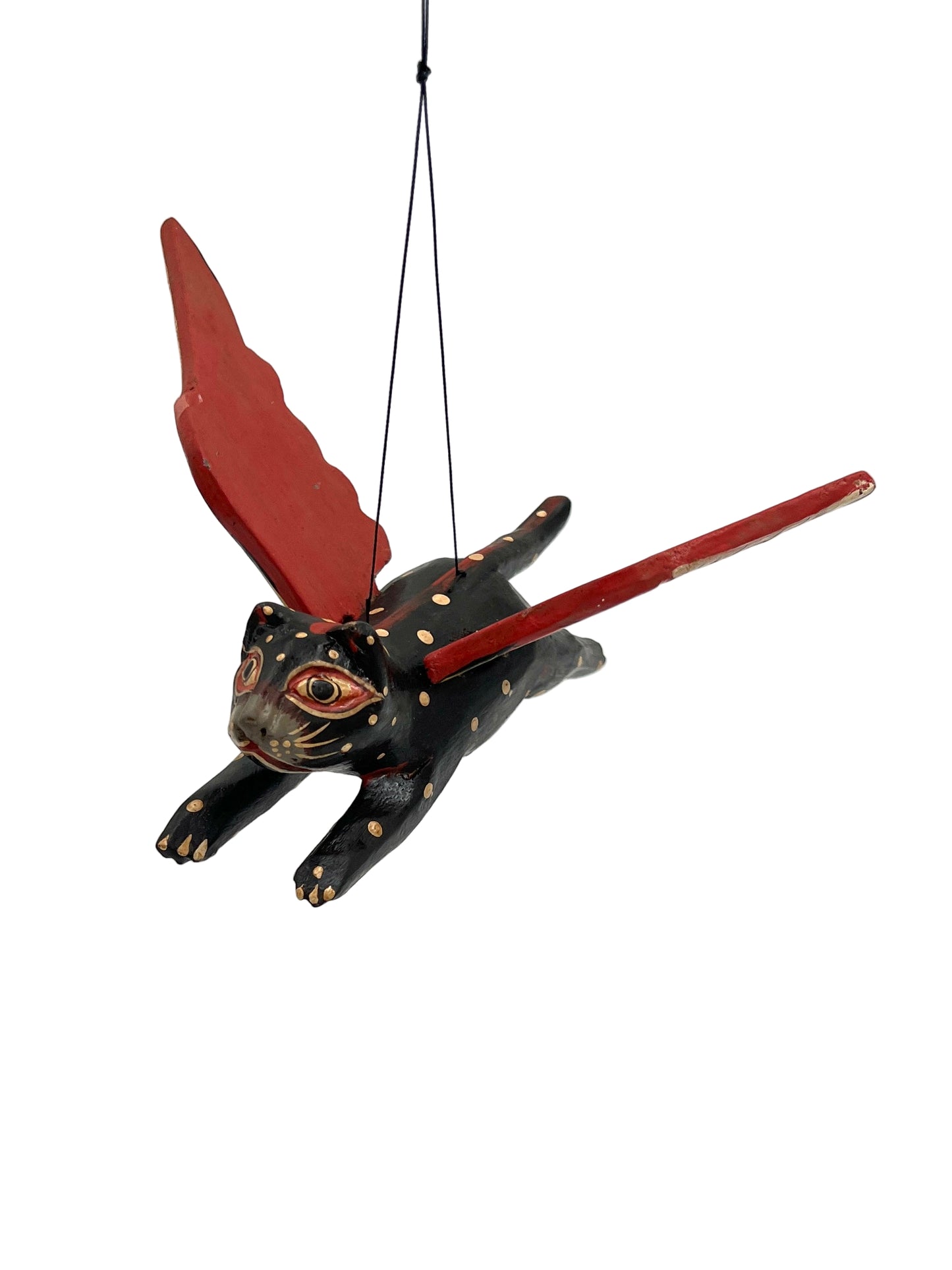 Kitty Spirit Chaser Black & Tan Polka Dot