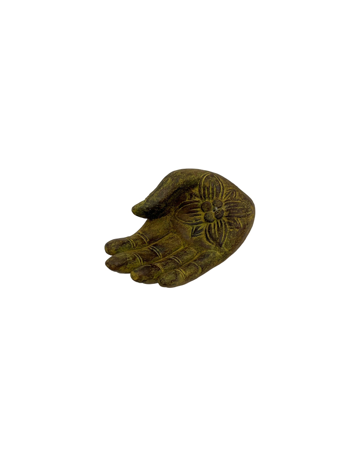 Resin Lotus Hand Incense Burner