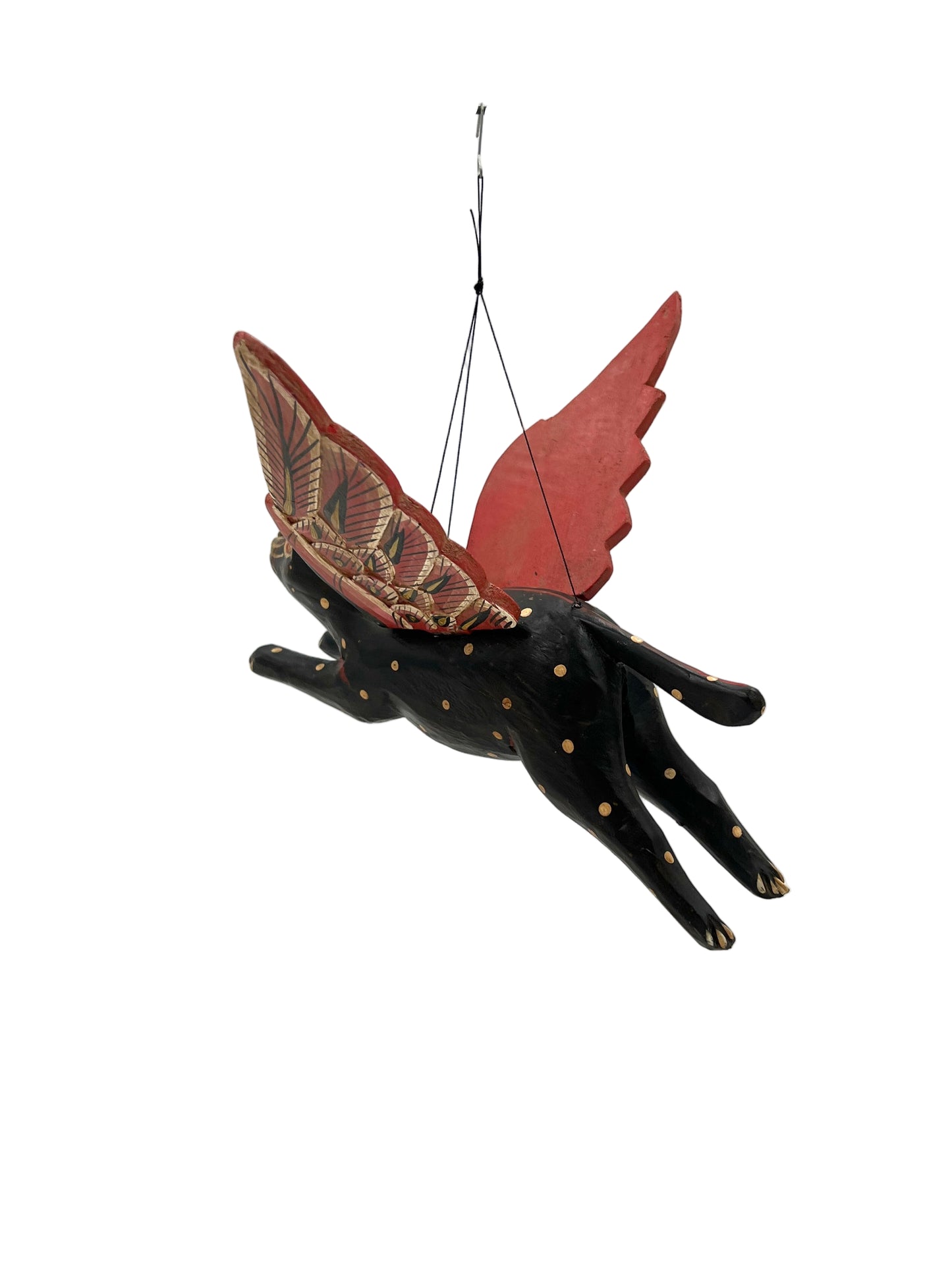 Kitty Spirit Chaser Black & Tan Polka Dot