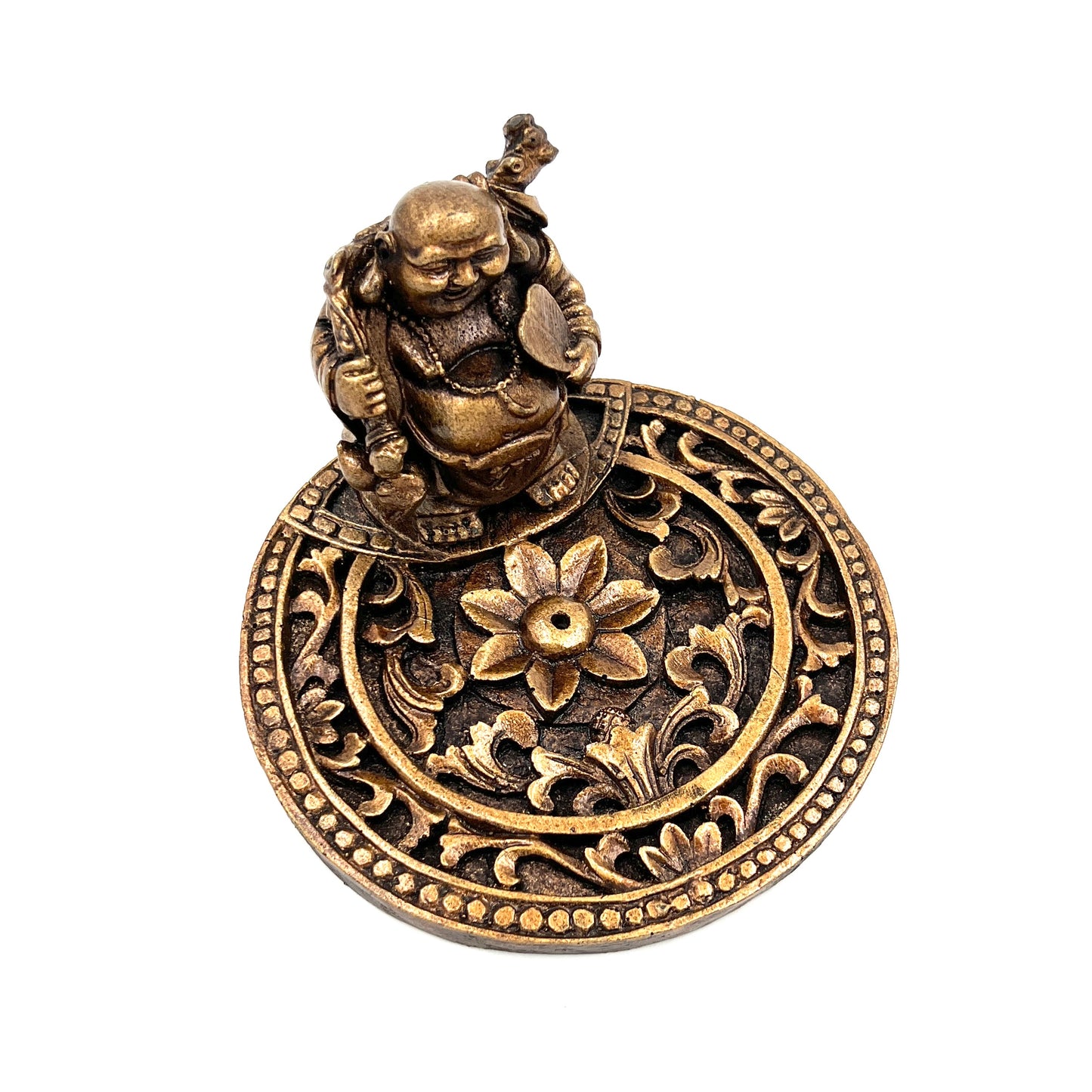 Resin Ho Tei Buddha Incense Burner