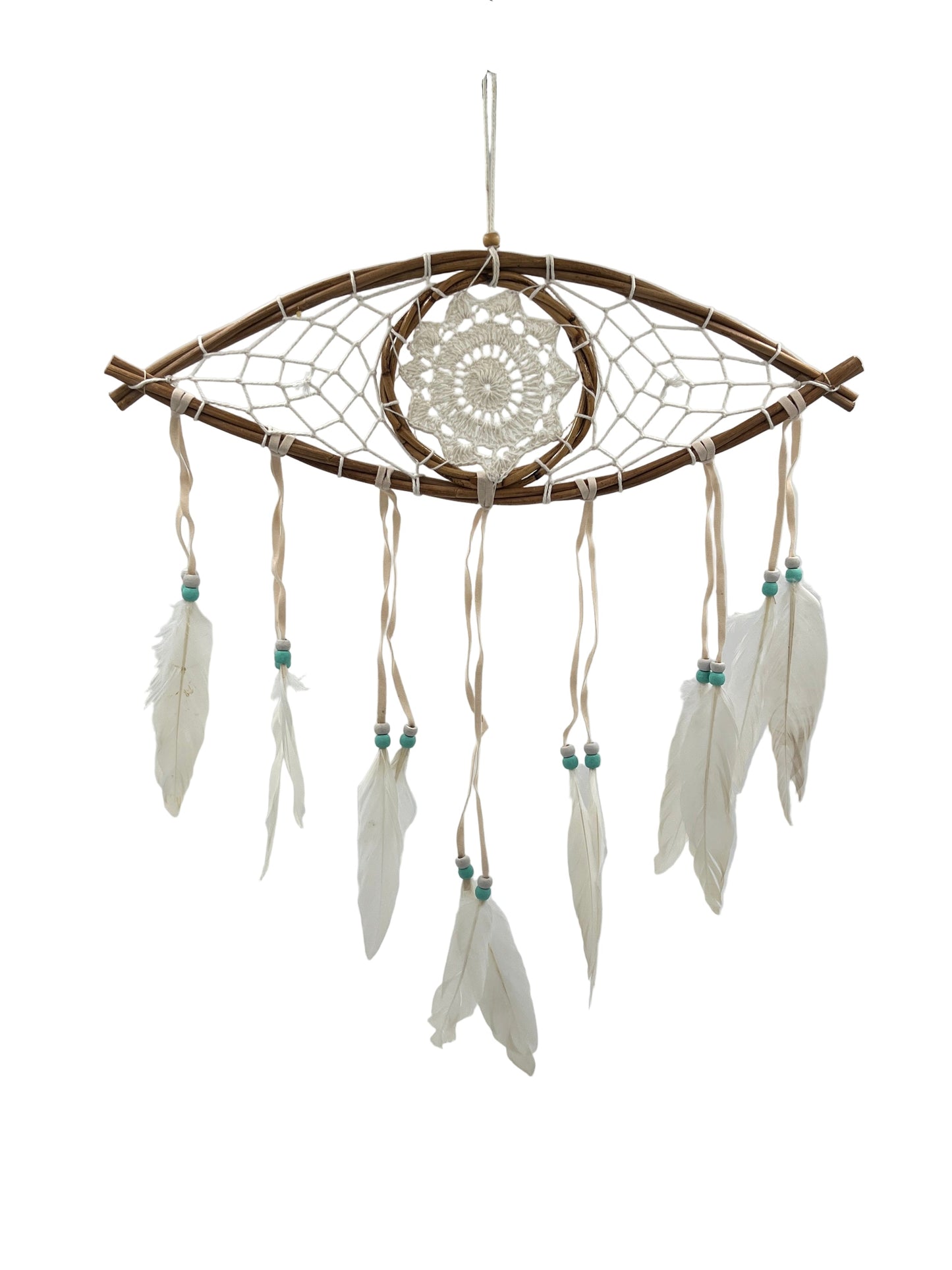 Evil Eye Feather Dream Catcher