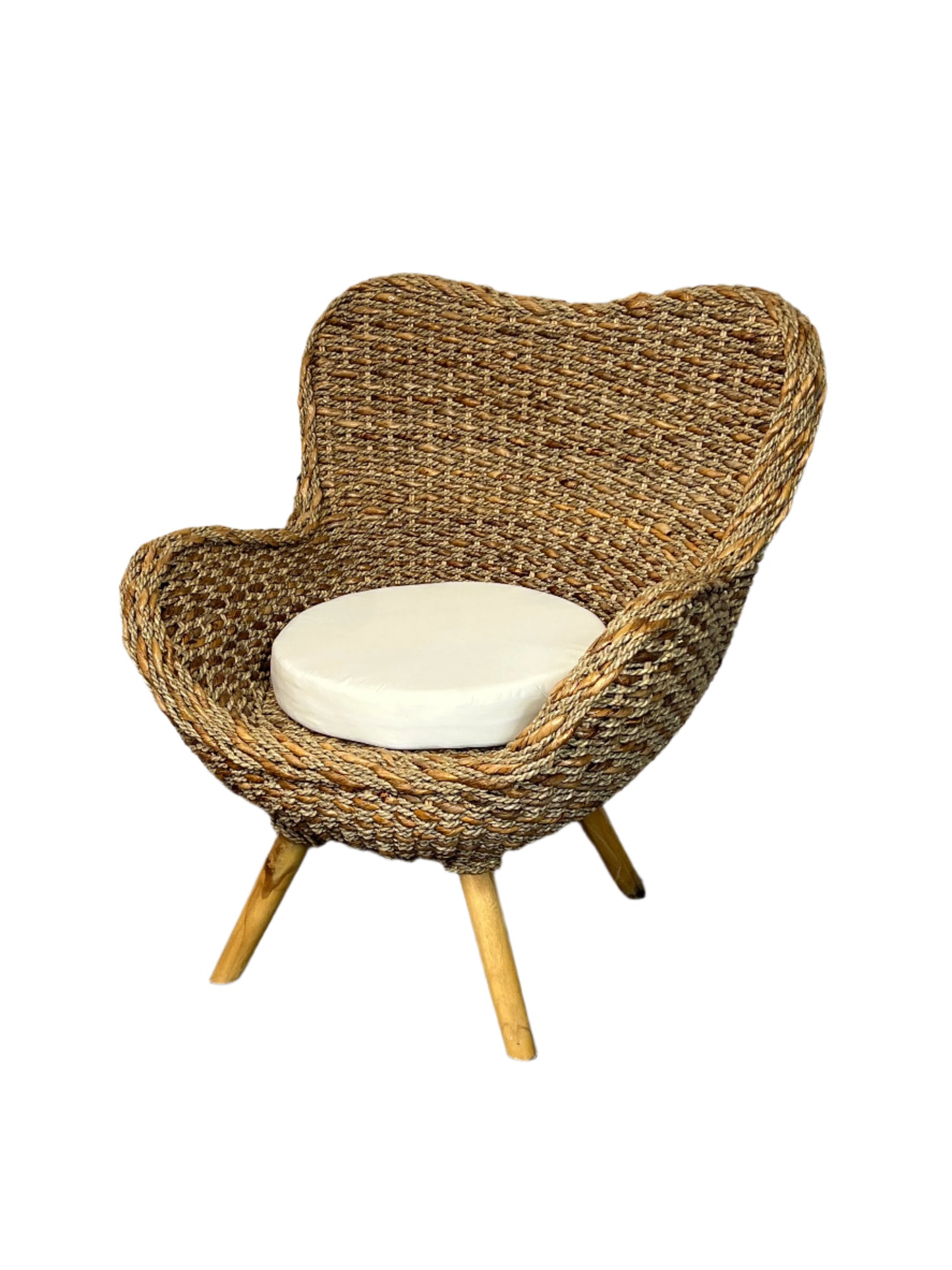 Seagrass & Banana Leaf Cushion Chairs
