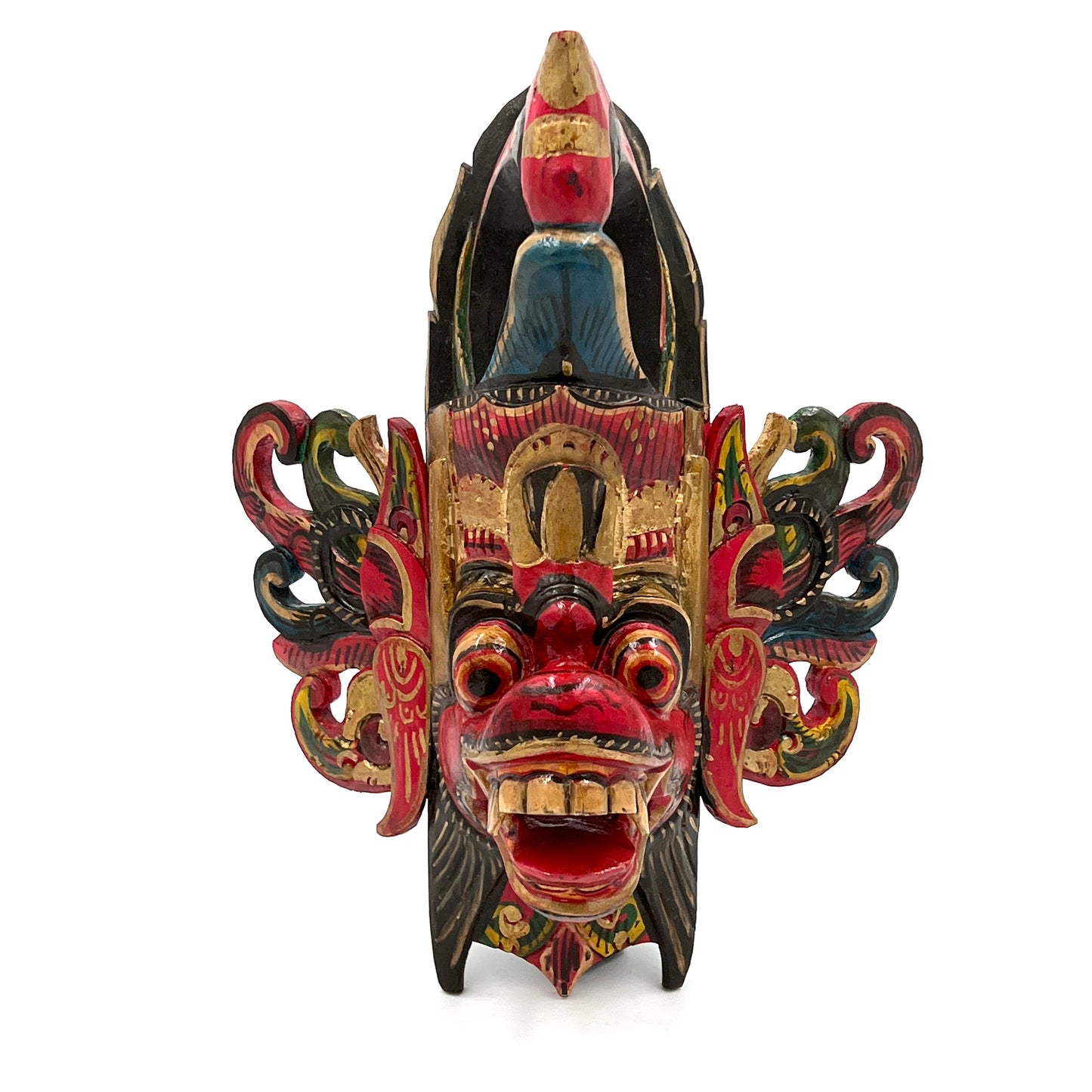 Hand Carved & Painted Barong Masks
