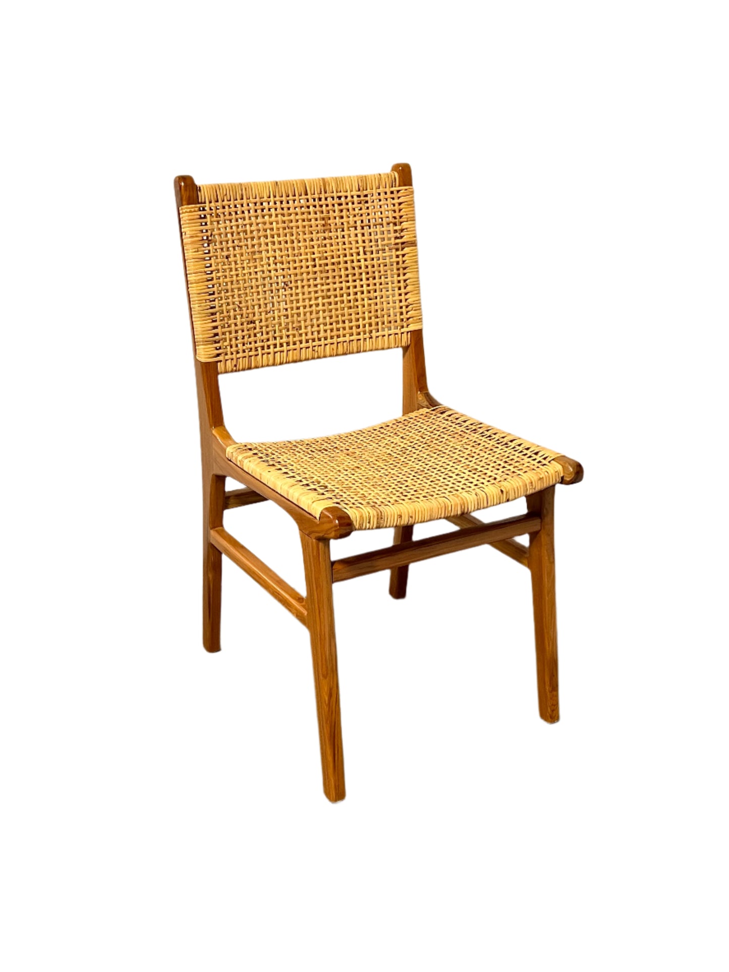 Teakwood Rattan Chair