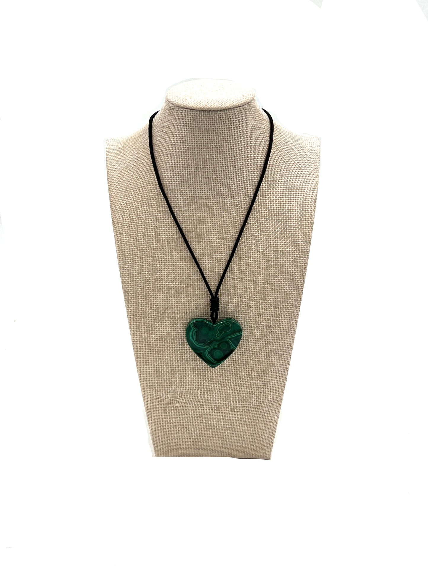 Malachite Heart Necklace