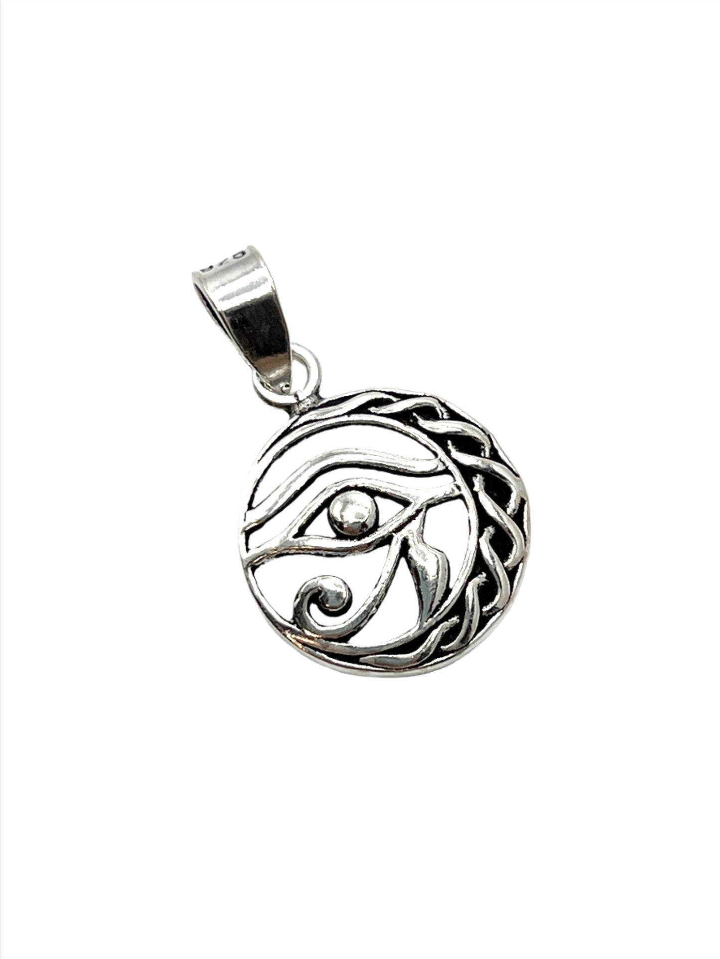 Sterling Silver Eye of Horus Pendant
