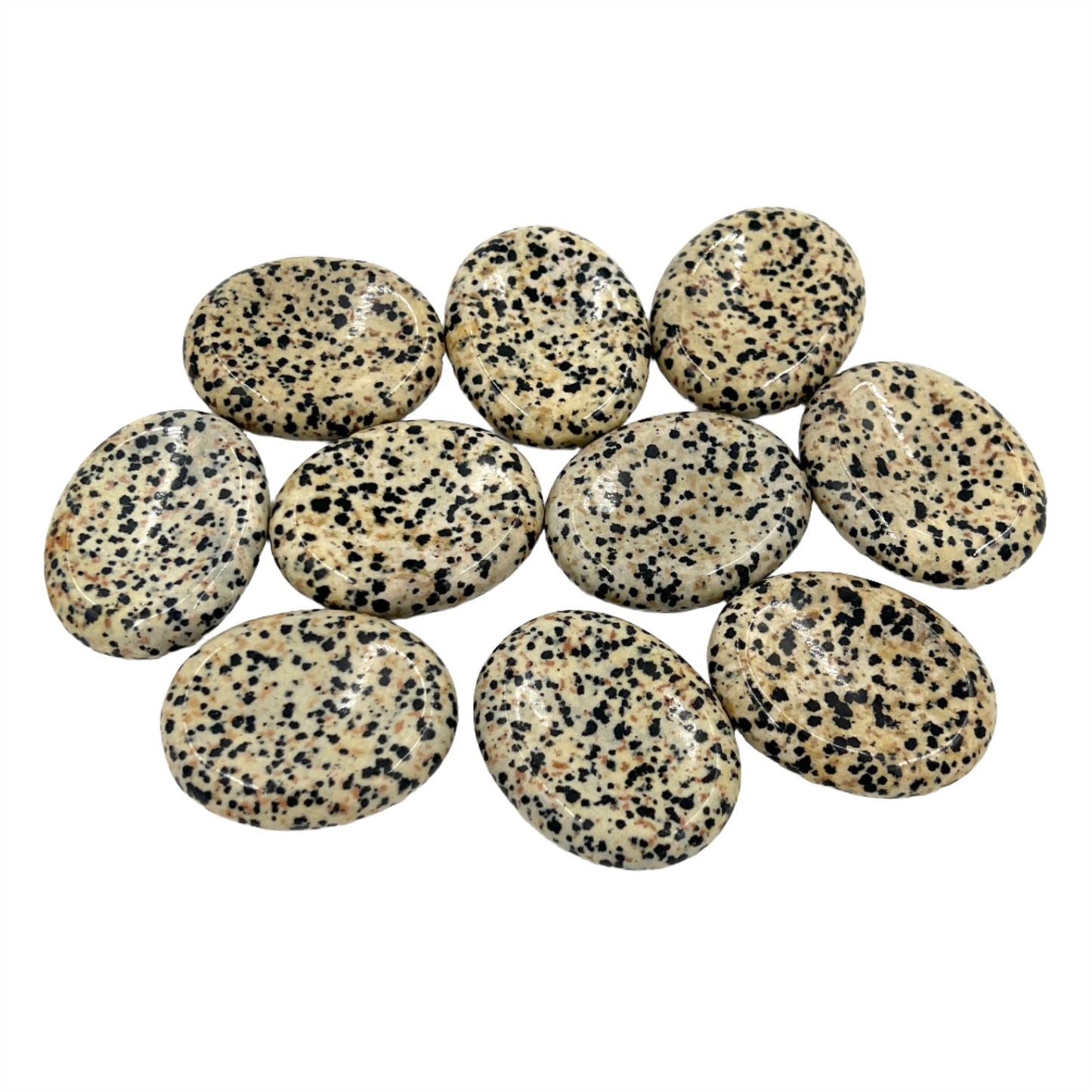 Dalmatian Jasper Worry Stones