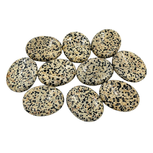Dalmatian Jasper Worry Stones