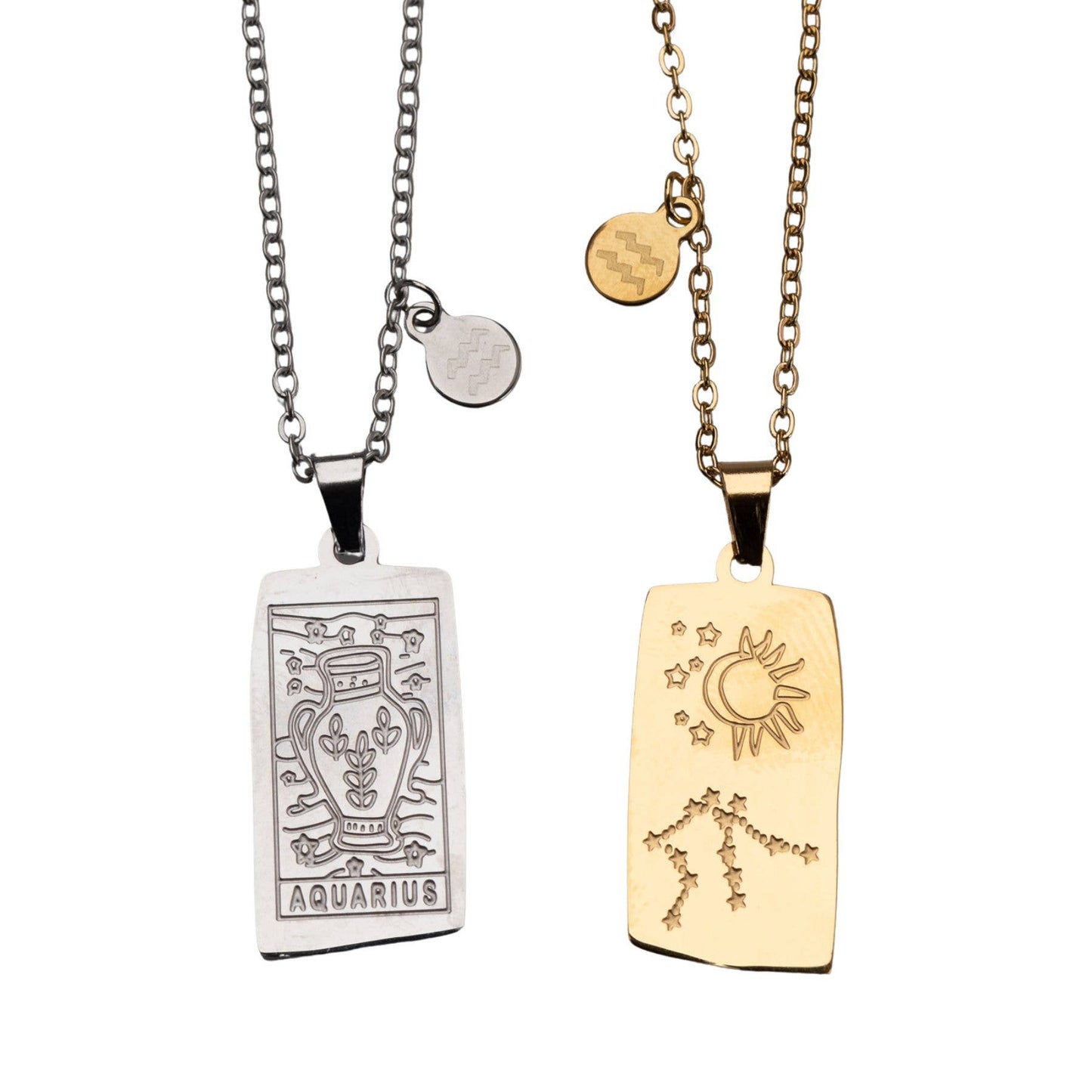Zodiac Tarot Card & Astrology Necklace
