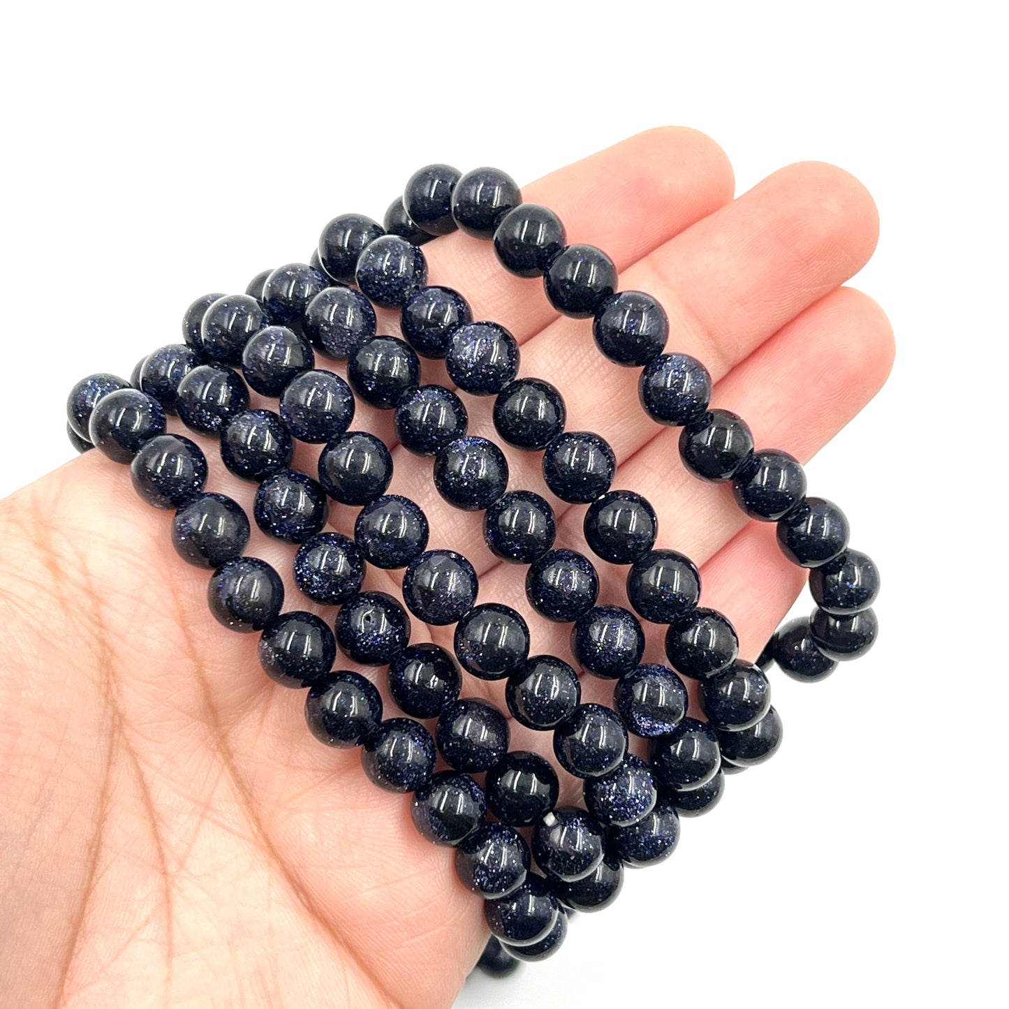 Stretchy Stone Bracelets 8mm