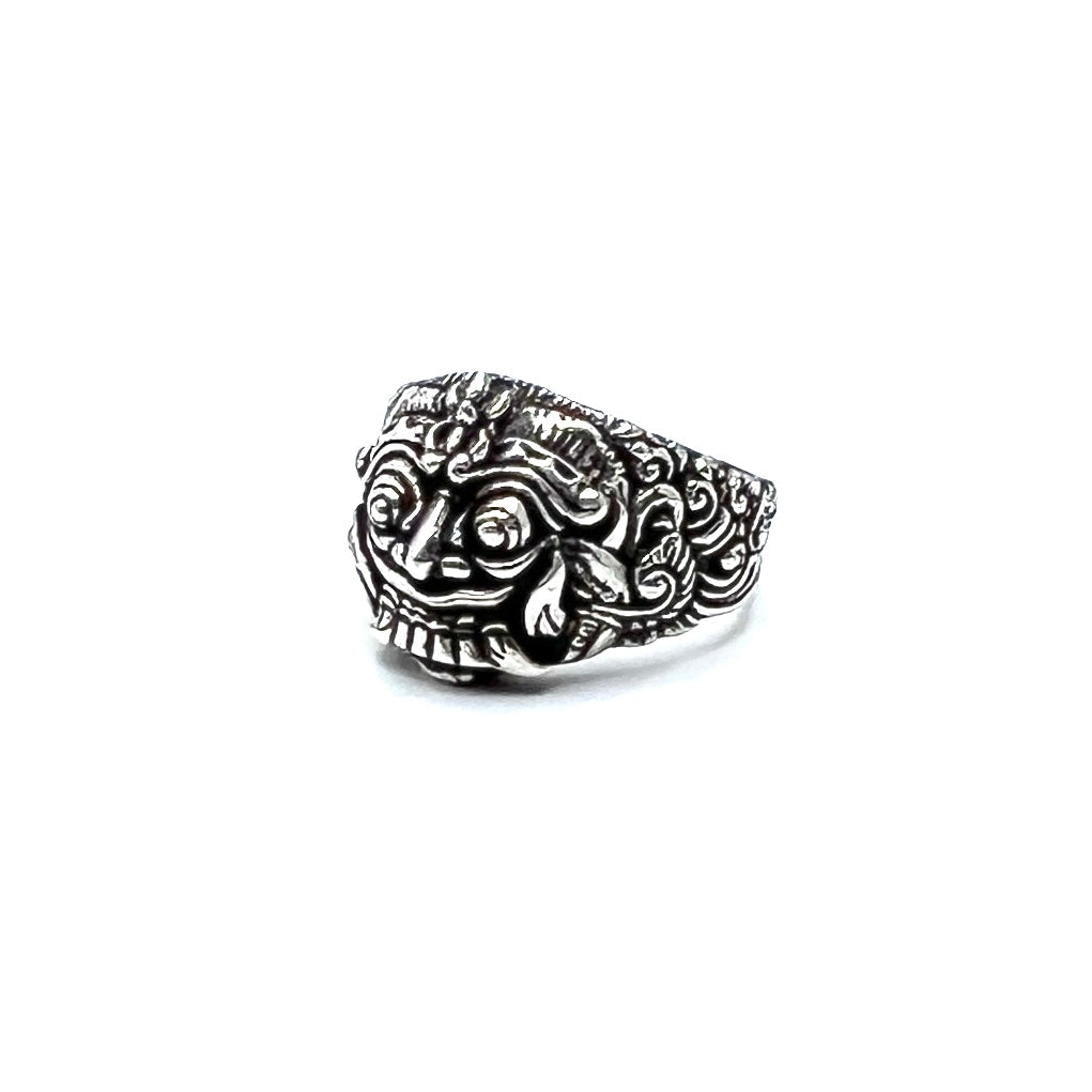Oxidized Silver Barong Ring