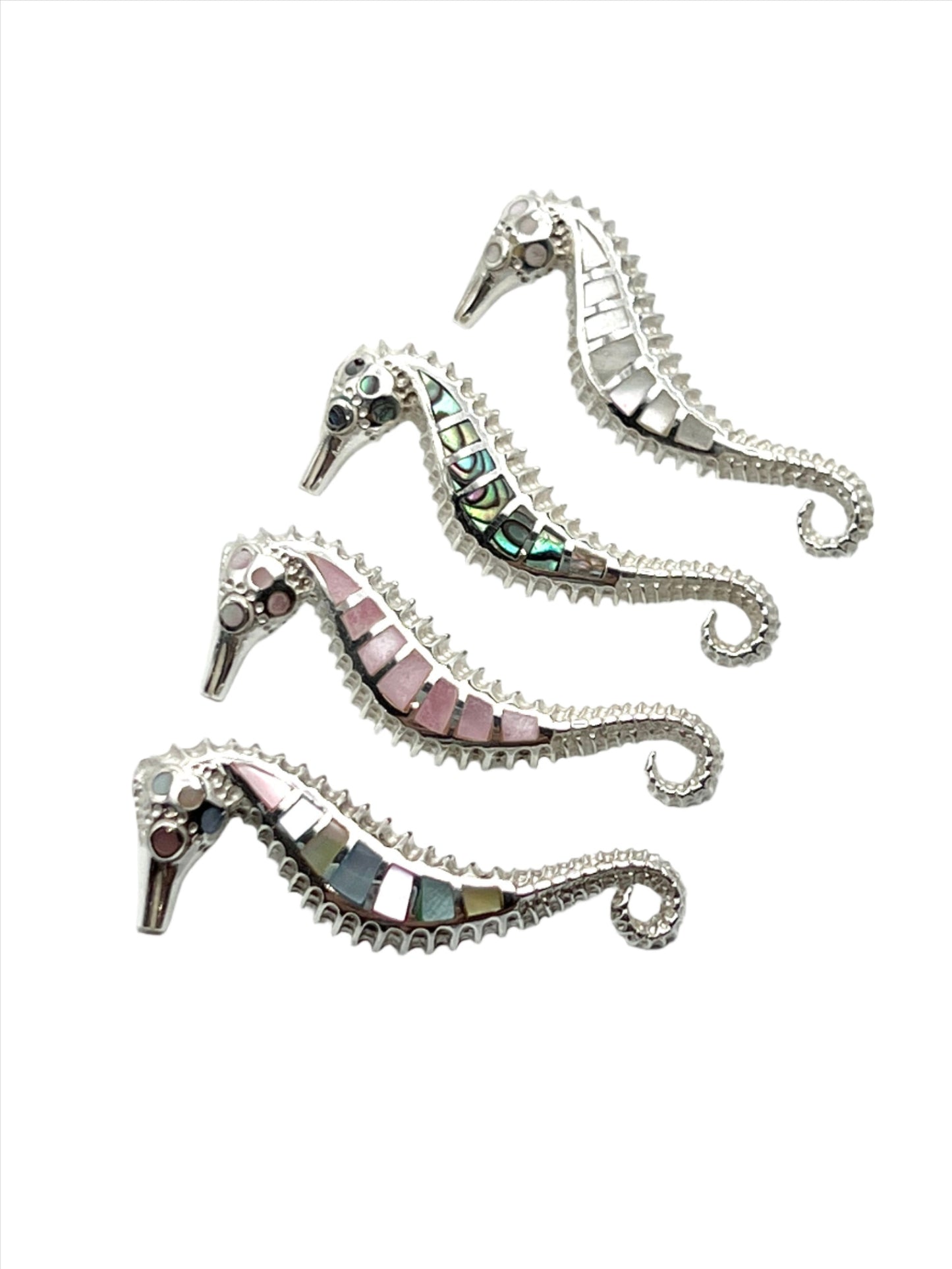 Shell Seahorse Pendants