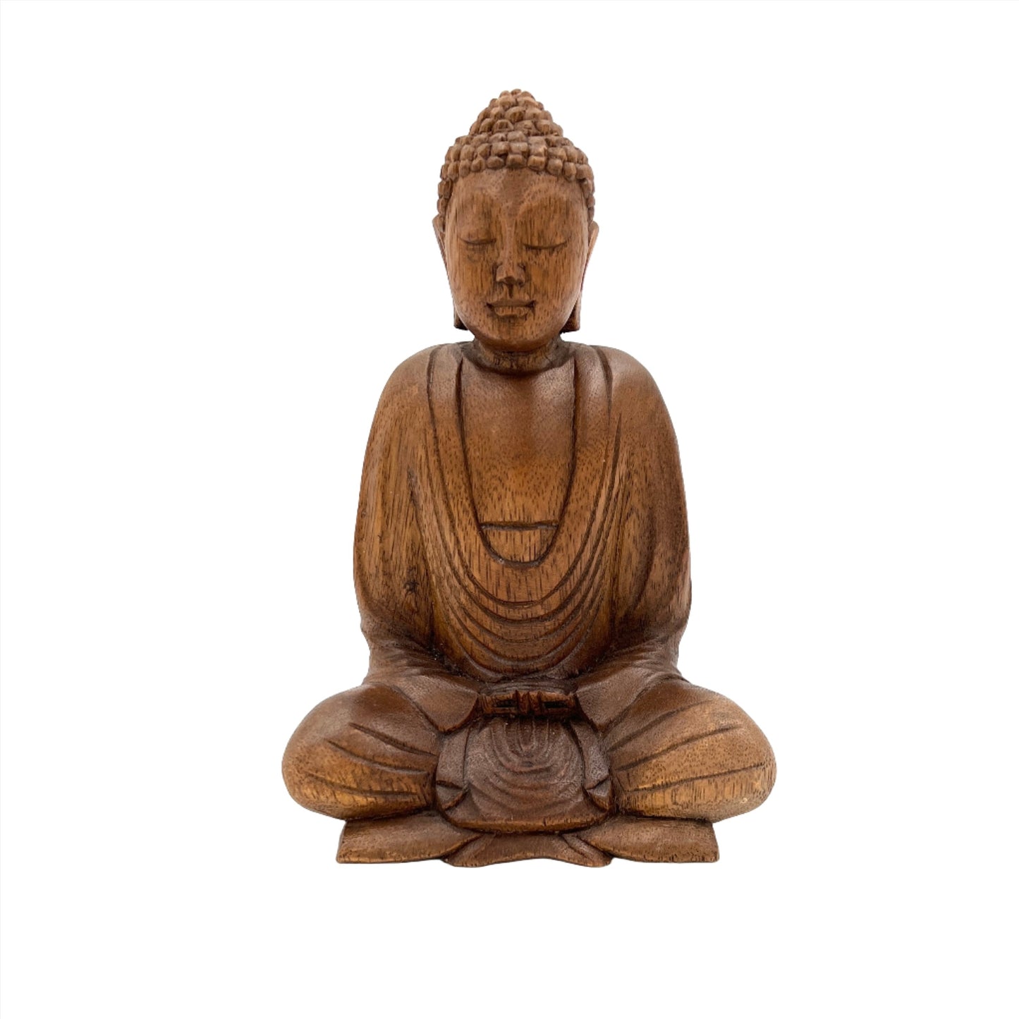 Hand Carved Suar Wood Buddha Statues