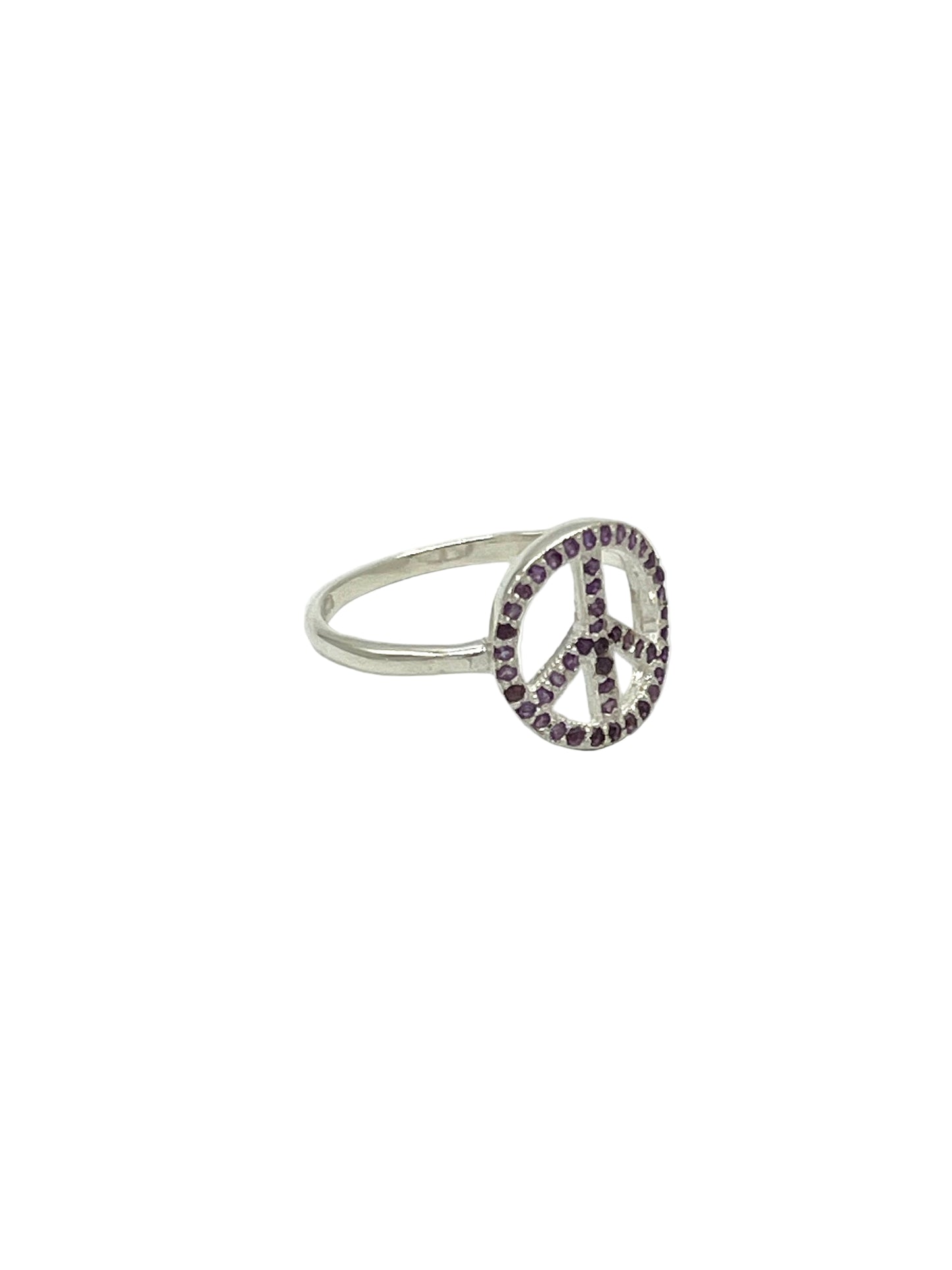 Gemstone Peace Ring