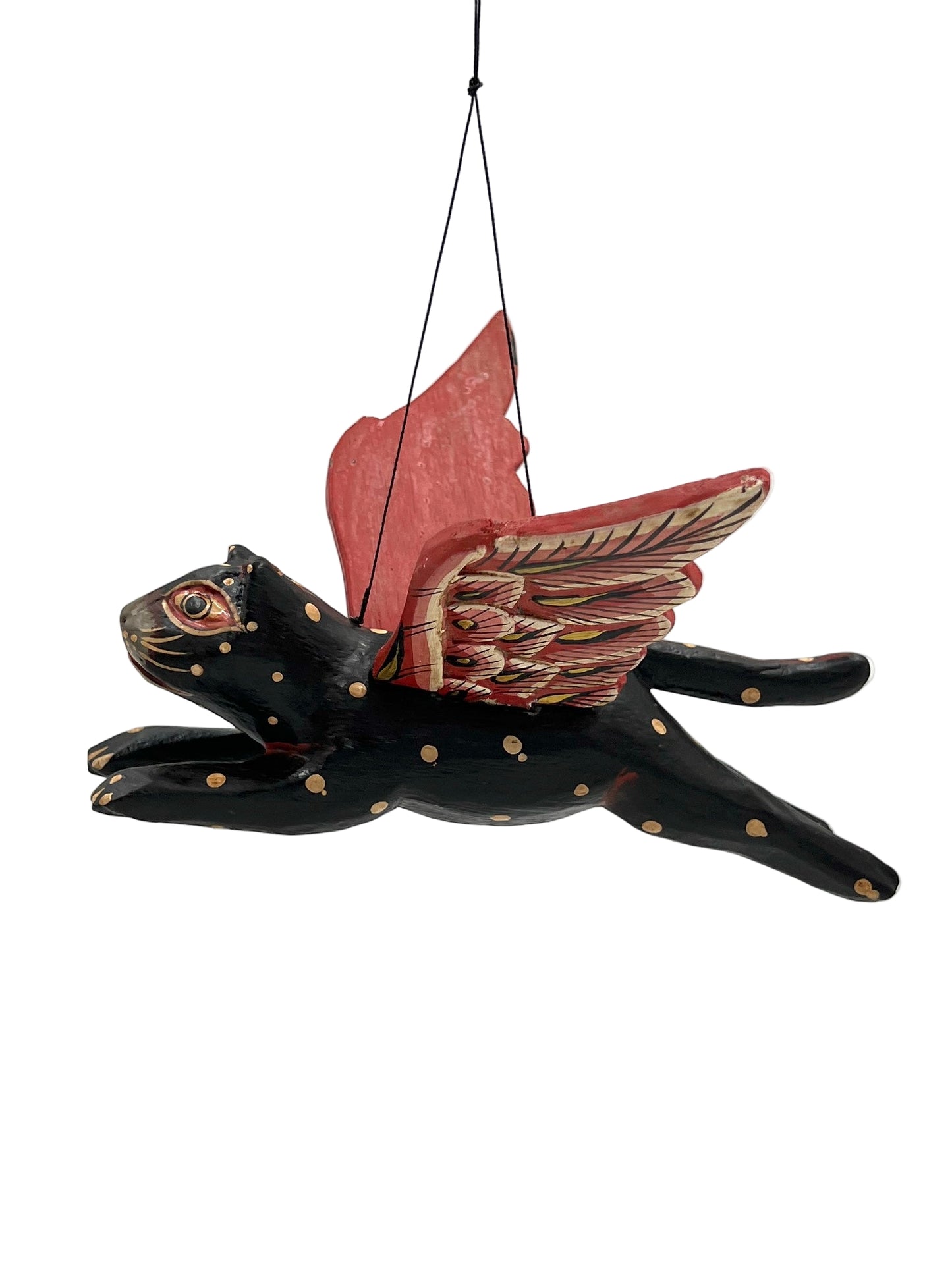 Kitty Spirit Chaser Black & Tan Polka Dot