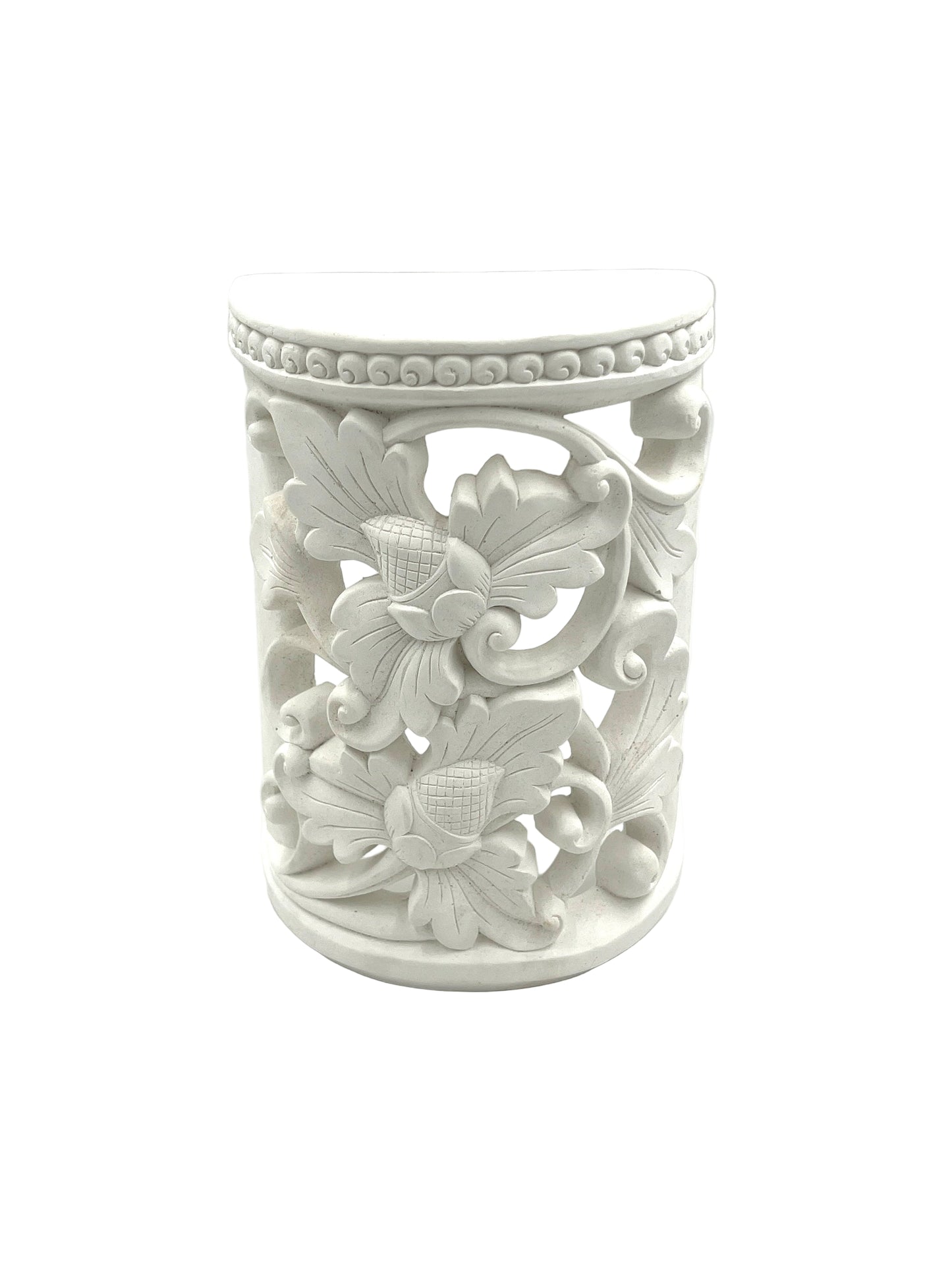 Concrete Flower Wall Sconce