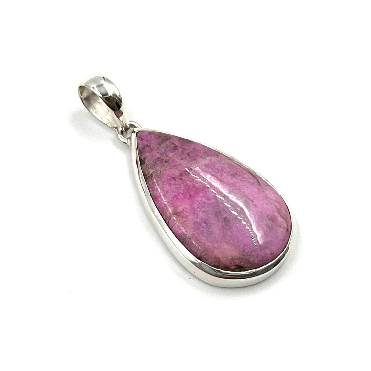 Cobalto Calcite Teardrop Pendants