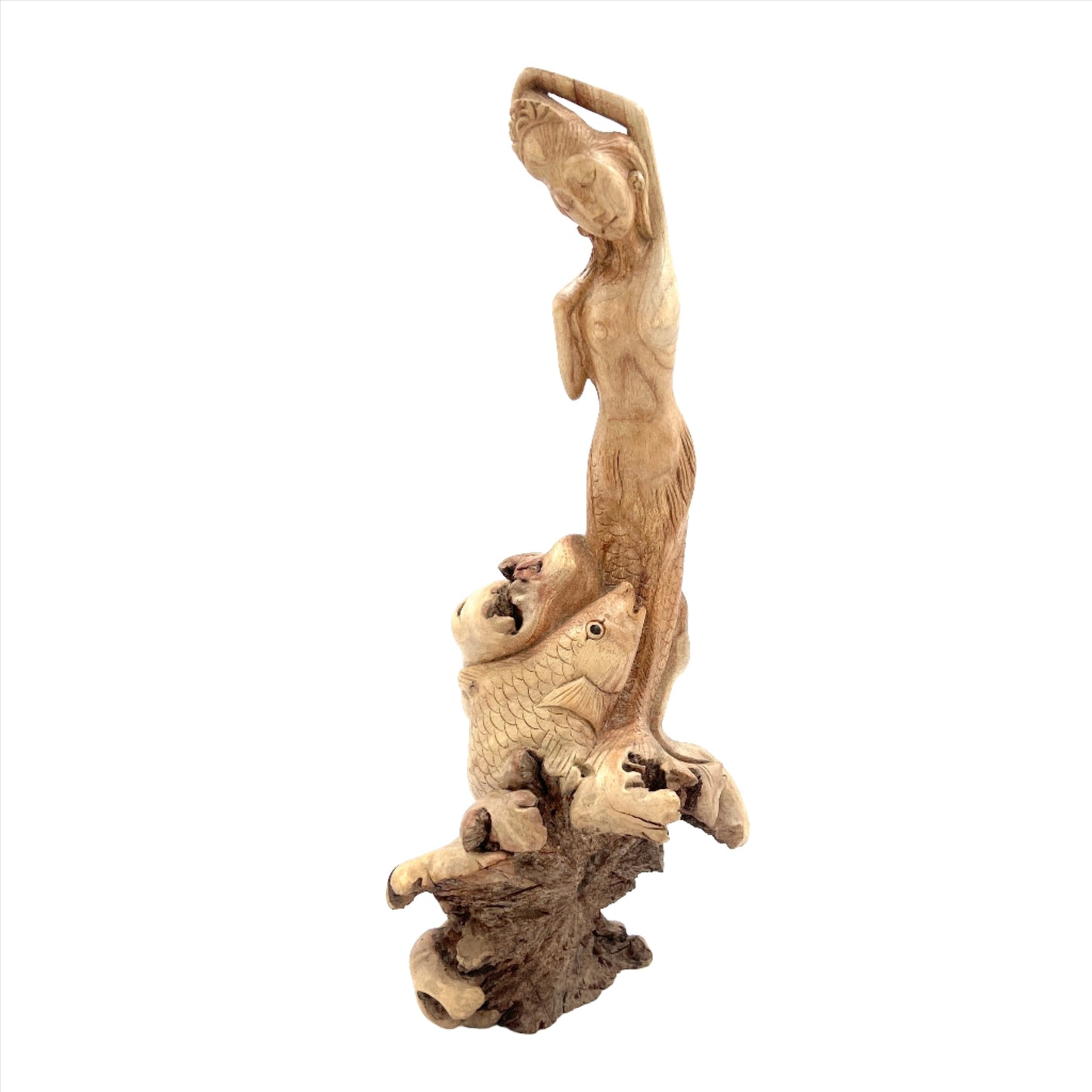 Parasite Wood Mermaid Carvings