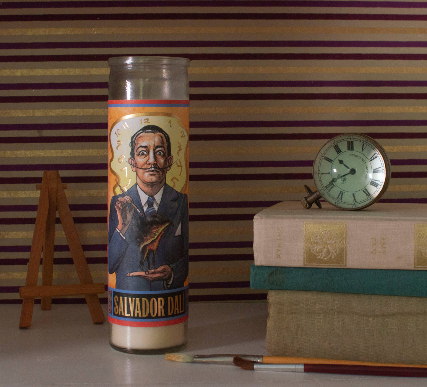 Salvador Dali Secular Saint Candle