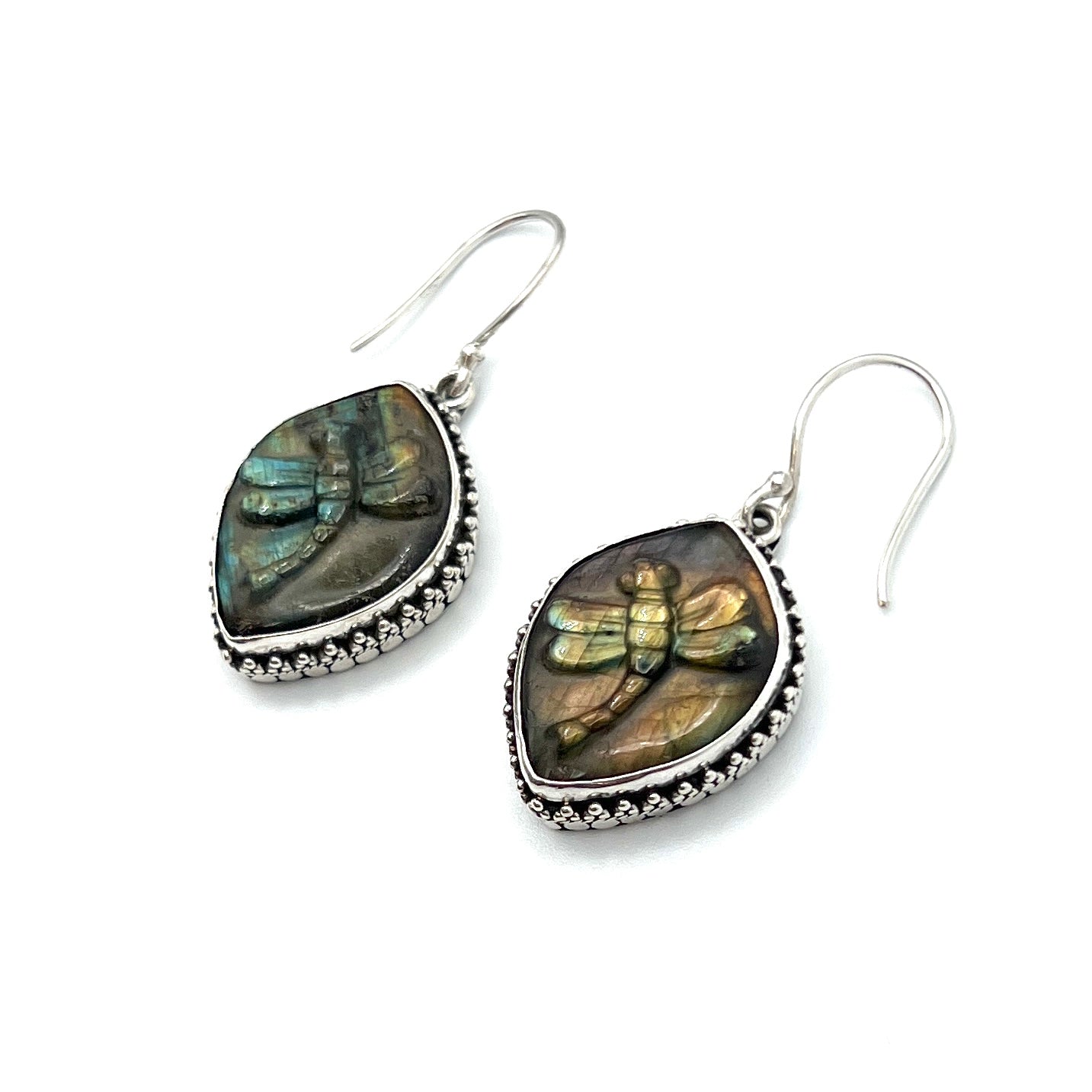 Dragonfly Gemstone Earrings