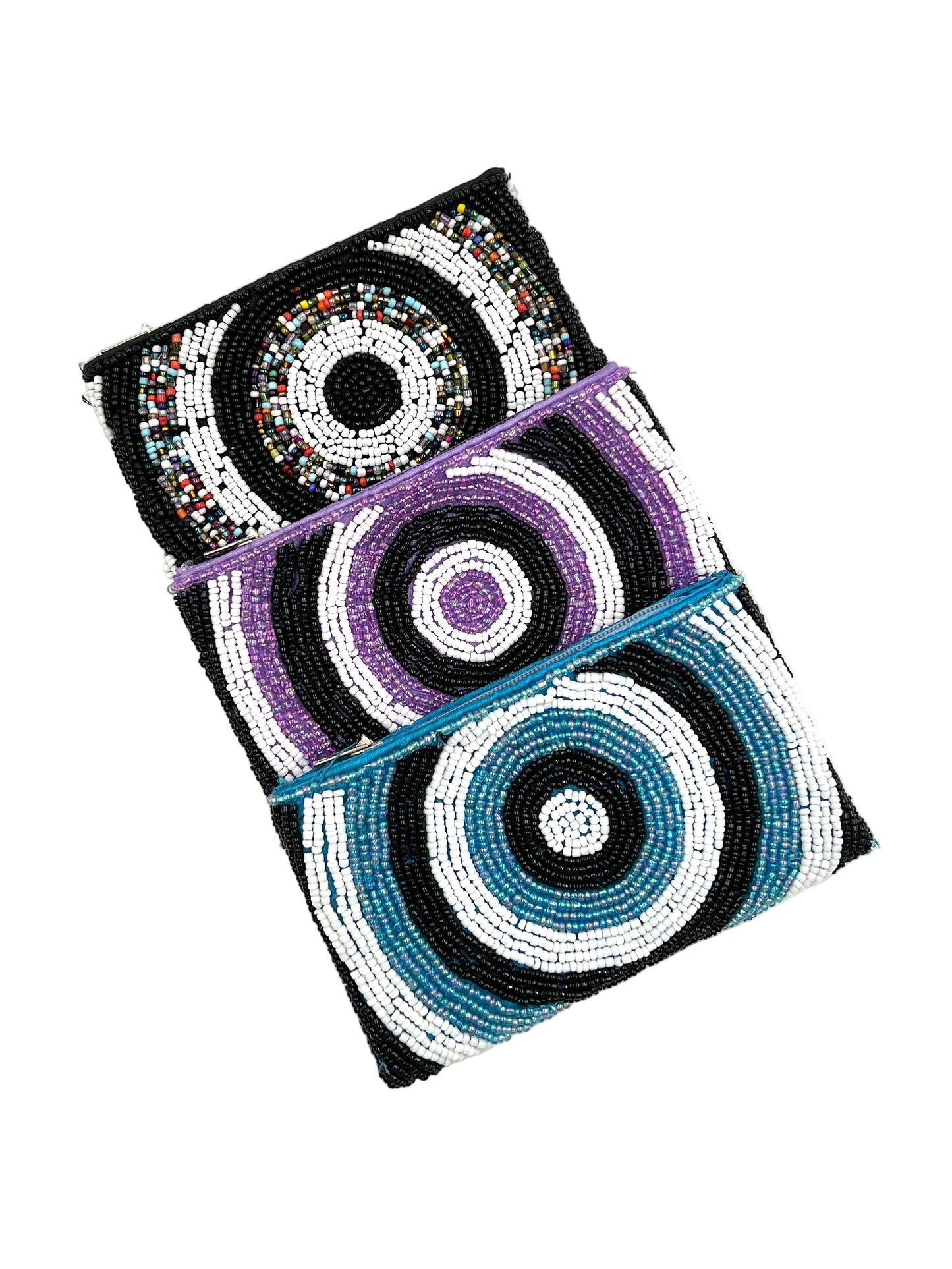Beaded Circle Coin Purse