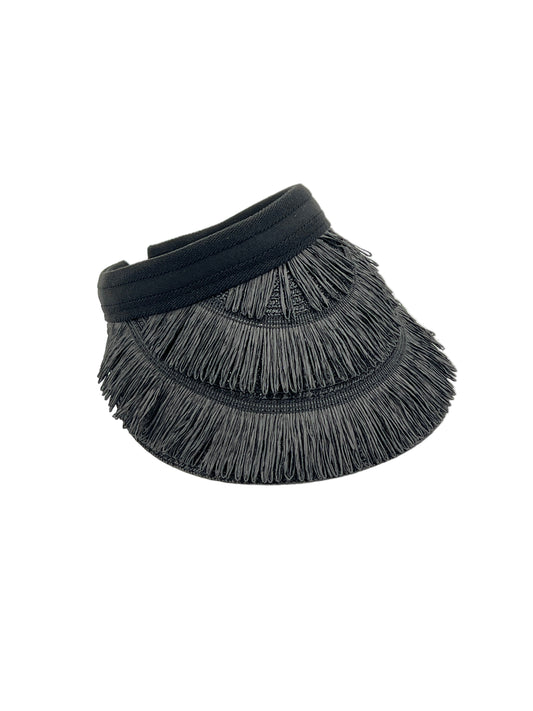 Woven Straw Visor Hat