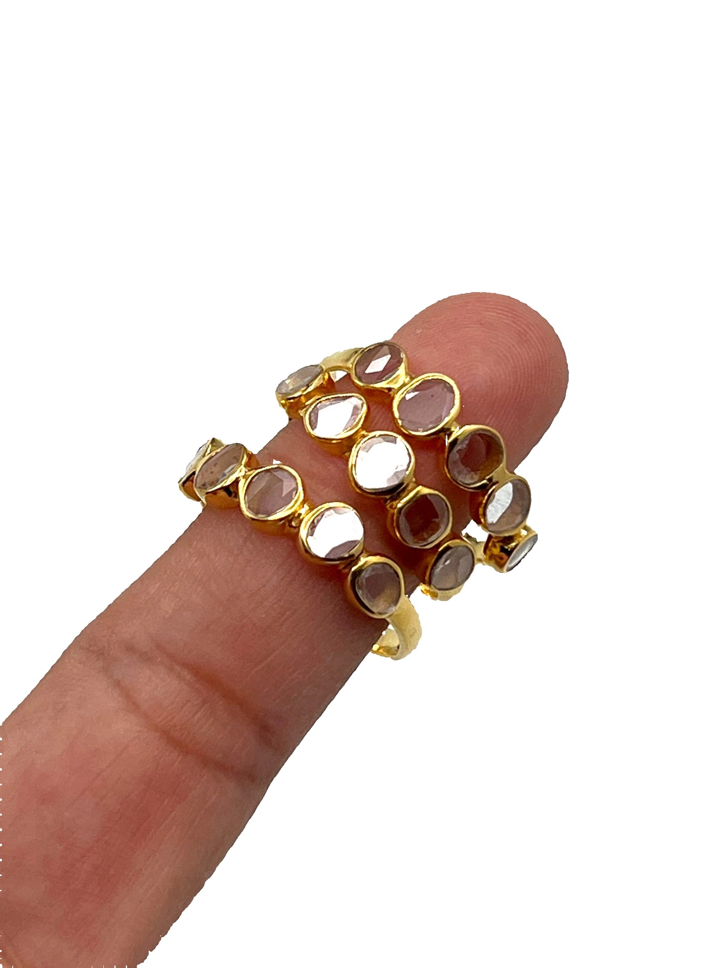 Polki 5 Diamond Ring