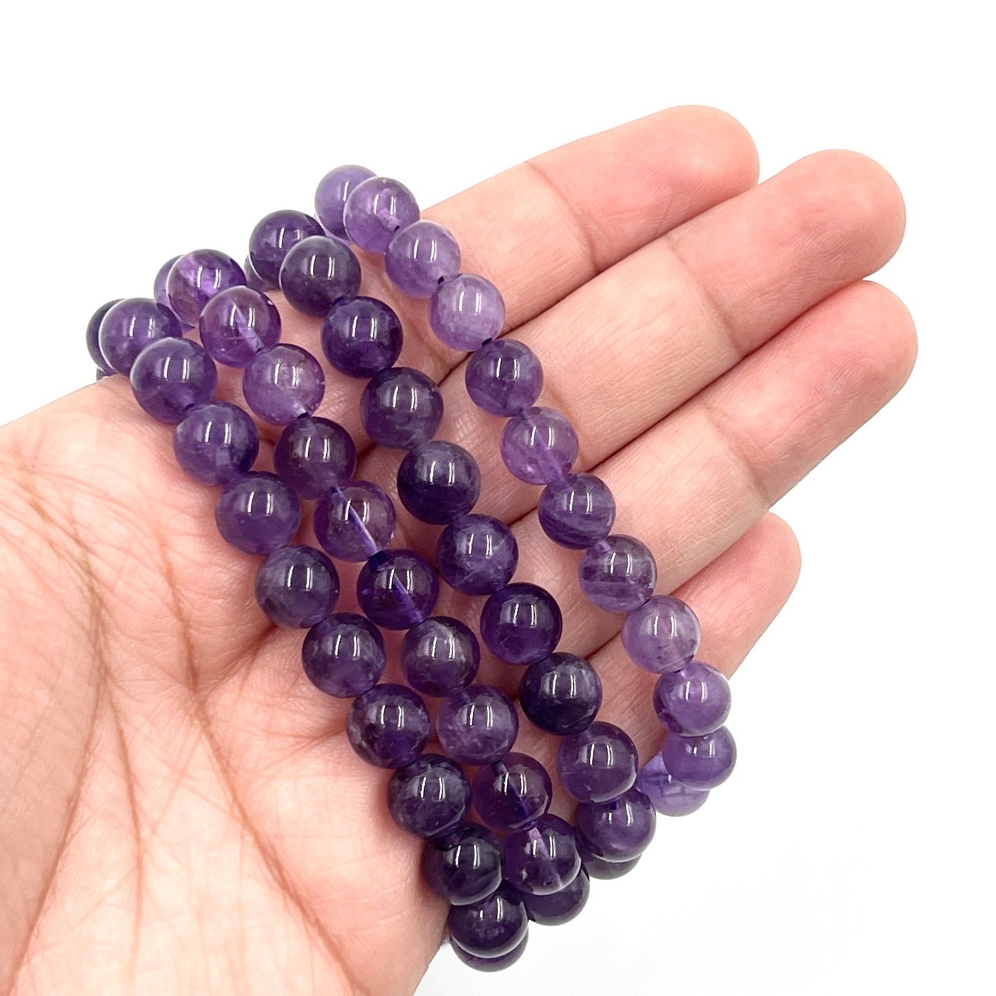 Stretchy Stone Bracelets 8mm