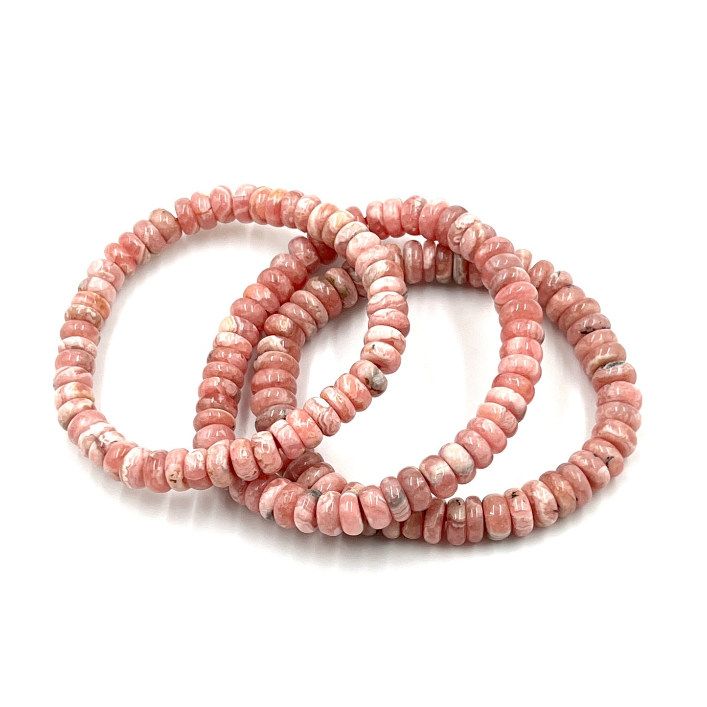 Rhodochrosite Stretchy Bracelets