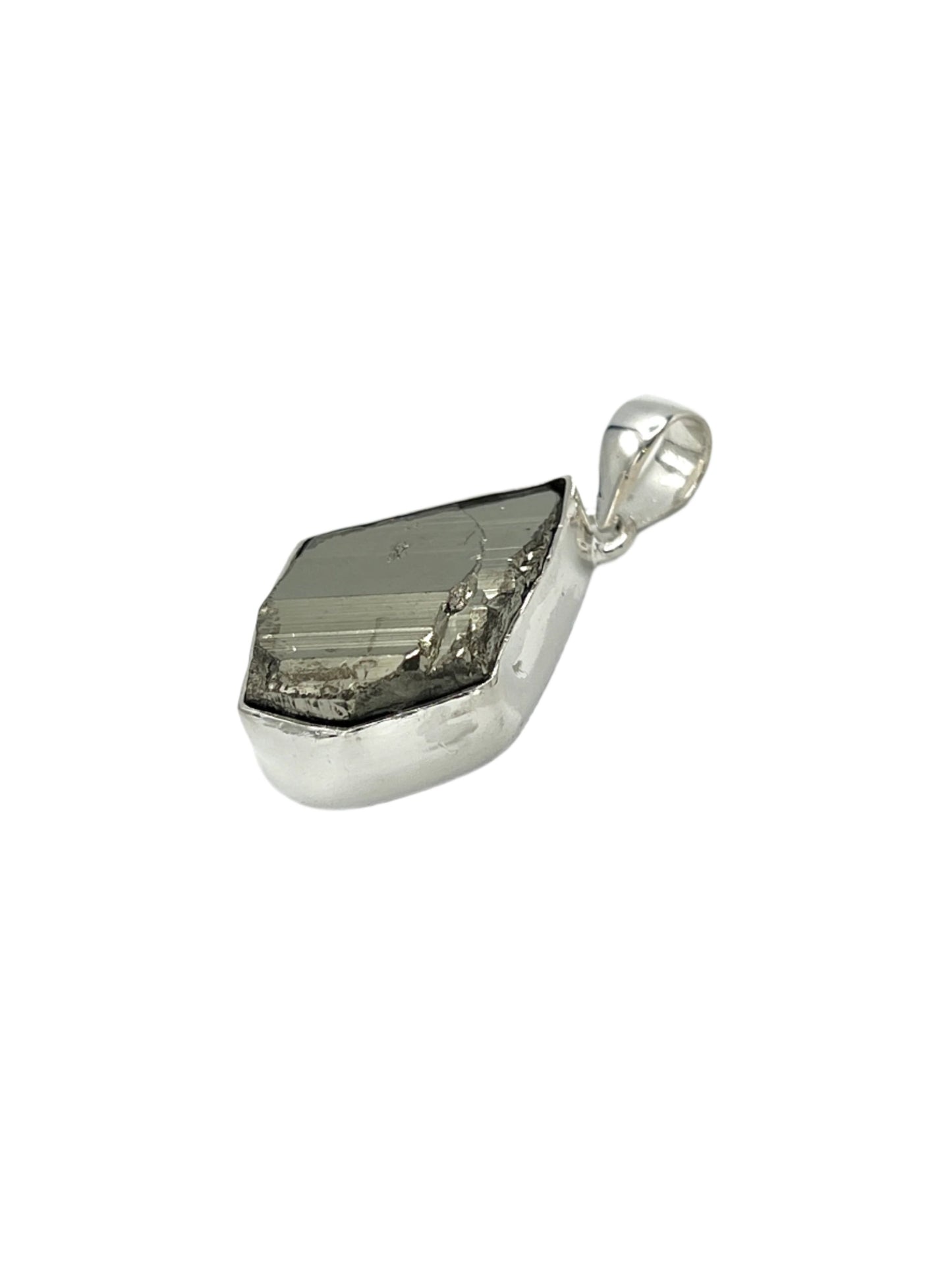 Sterling Silver Pyrite Pendants