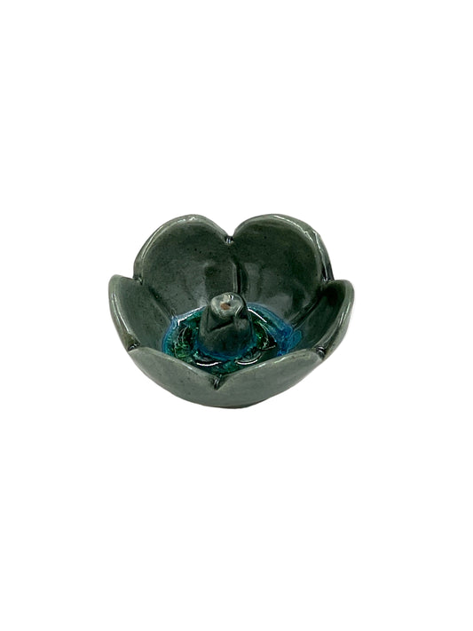 Ceramic Lotus Incense Burner
