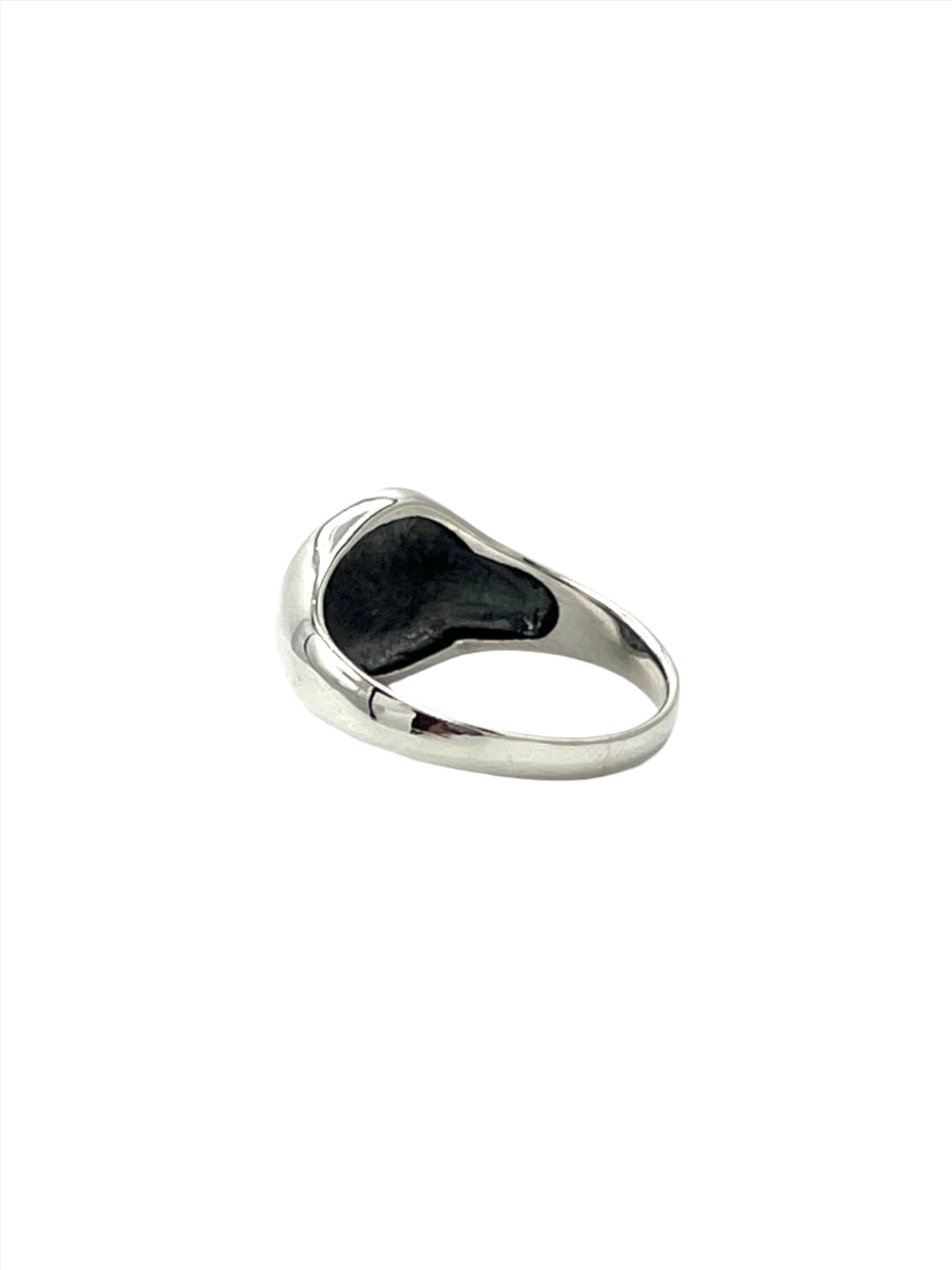 Sterling Silver Prince Love Symbol Signet Ring