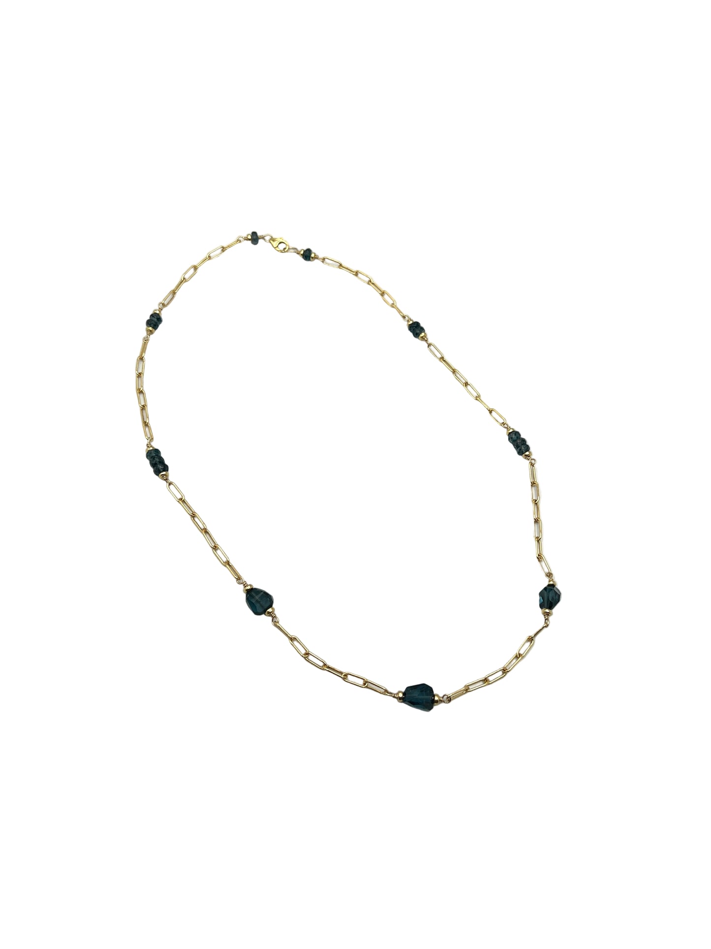 London Blue Topaz Gold Filled Necklaces