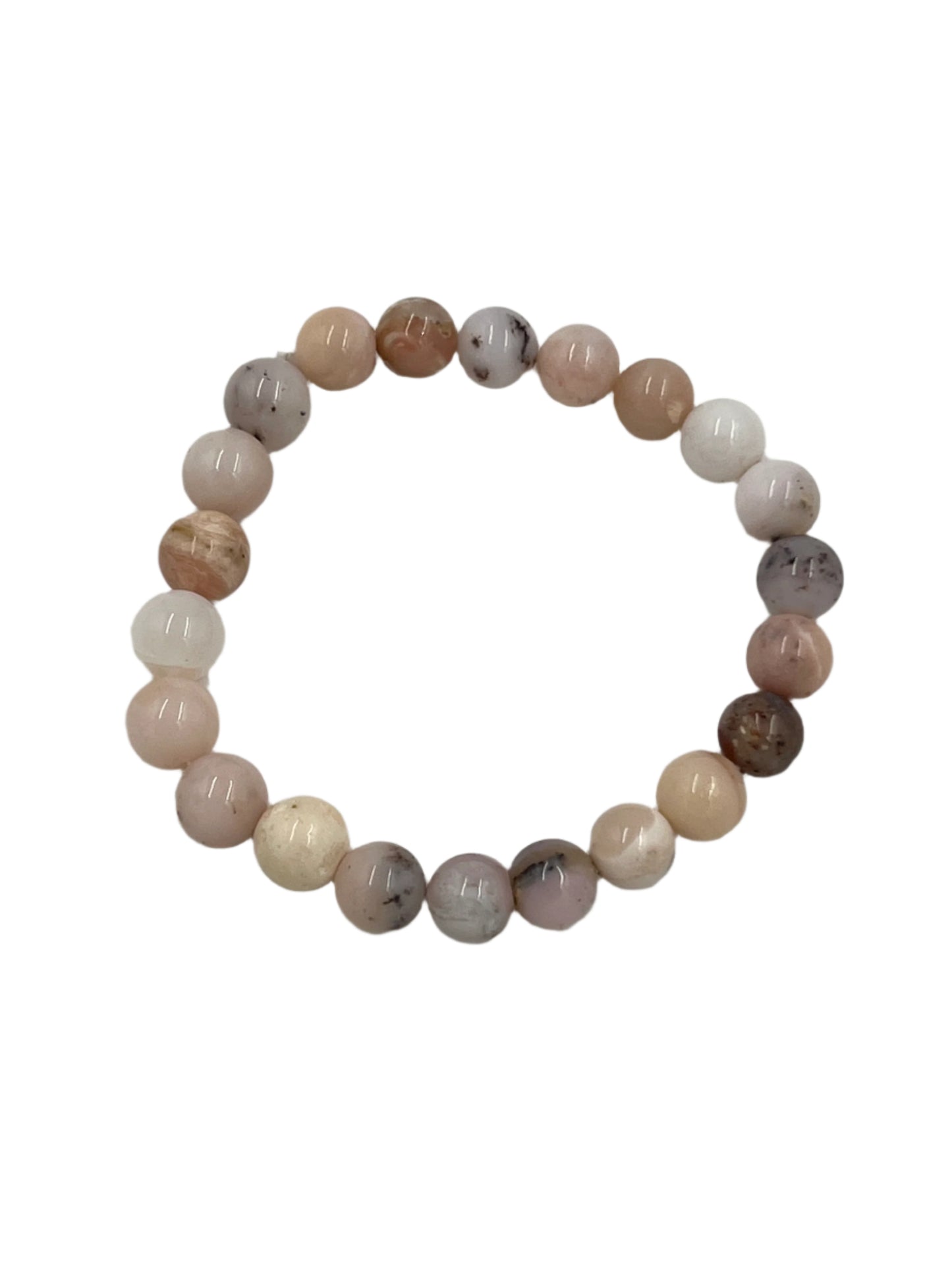 Peruvian Pink Opal Stretchy Bracelets
