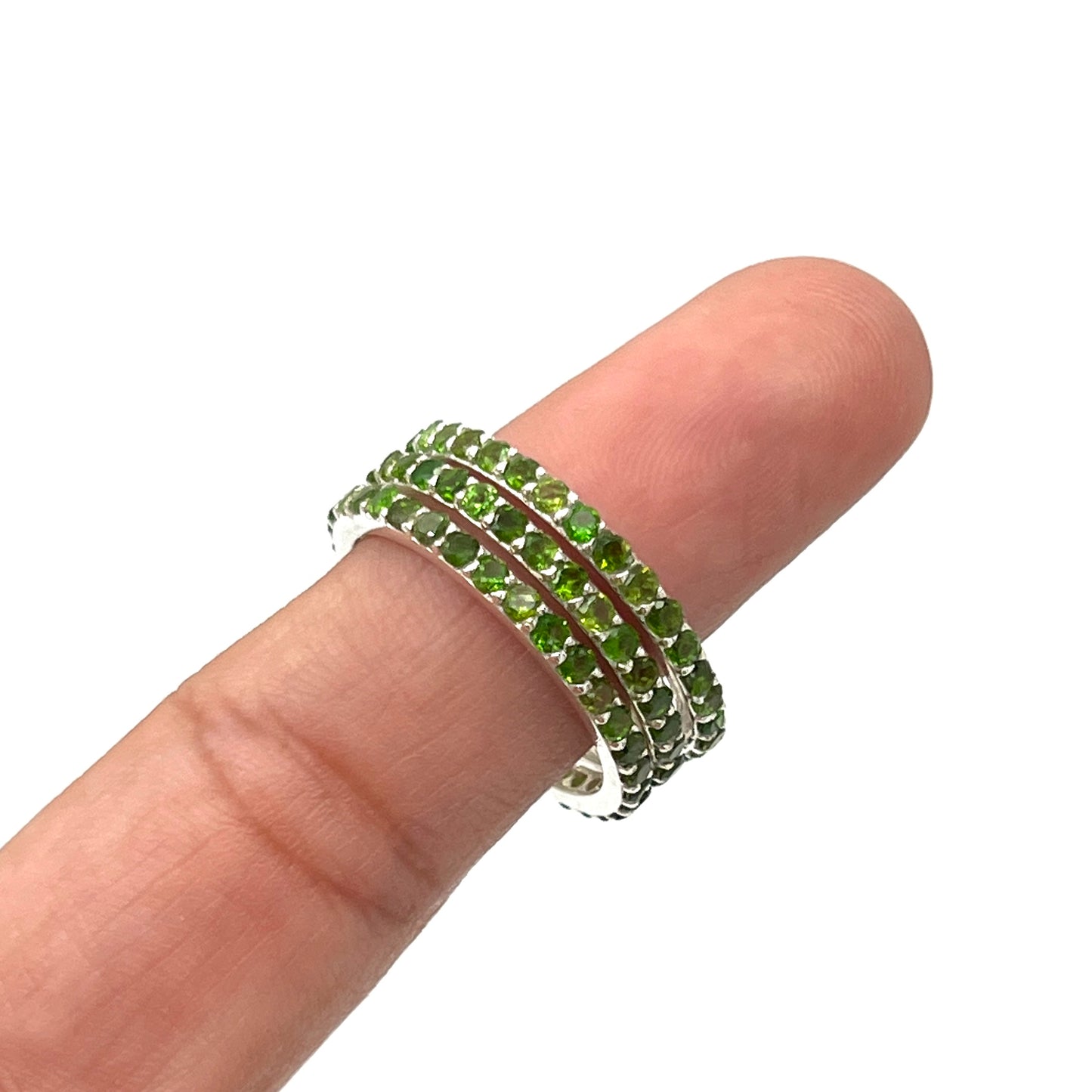 Infinity Gemstone Band Ring