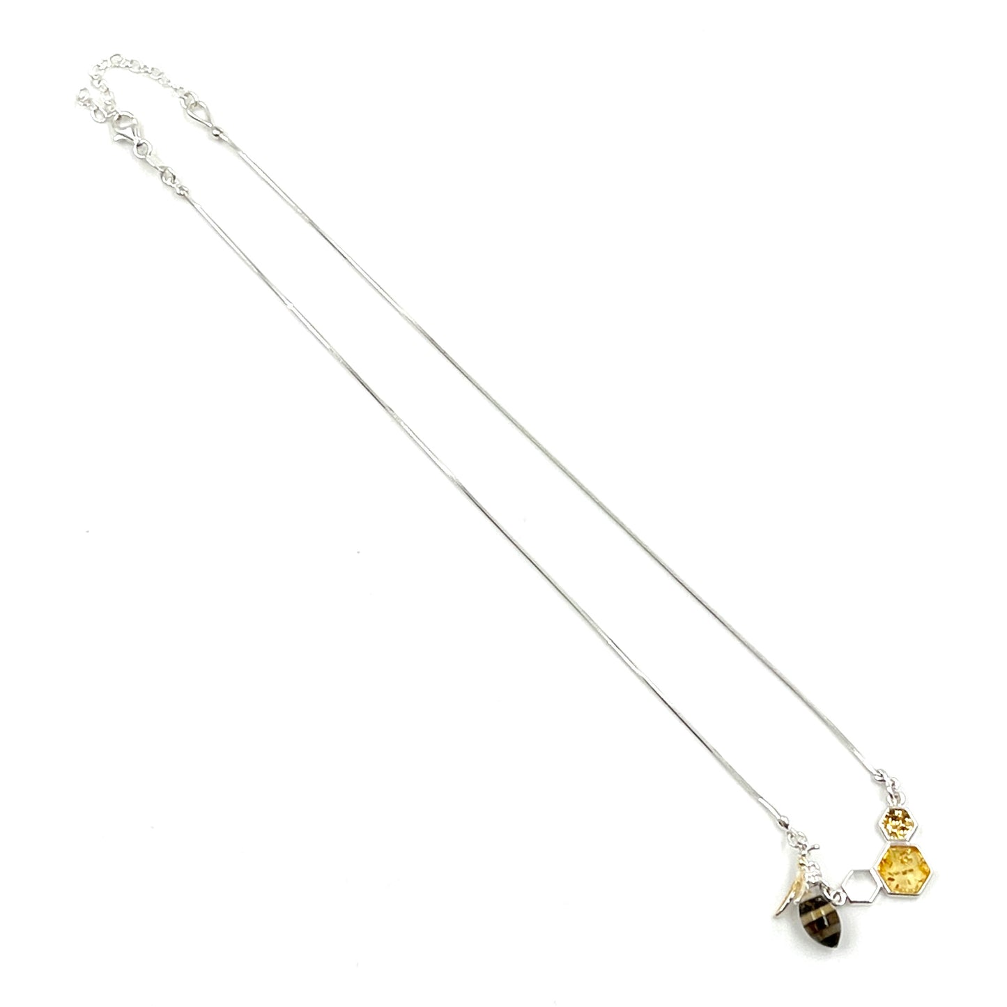 Amber Bee Necklace