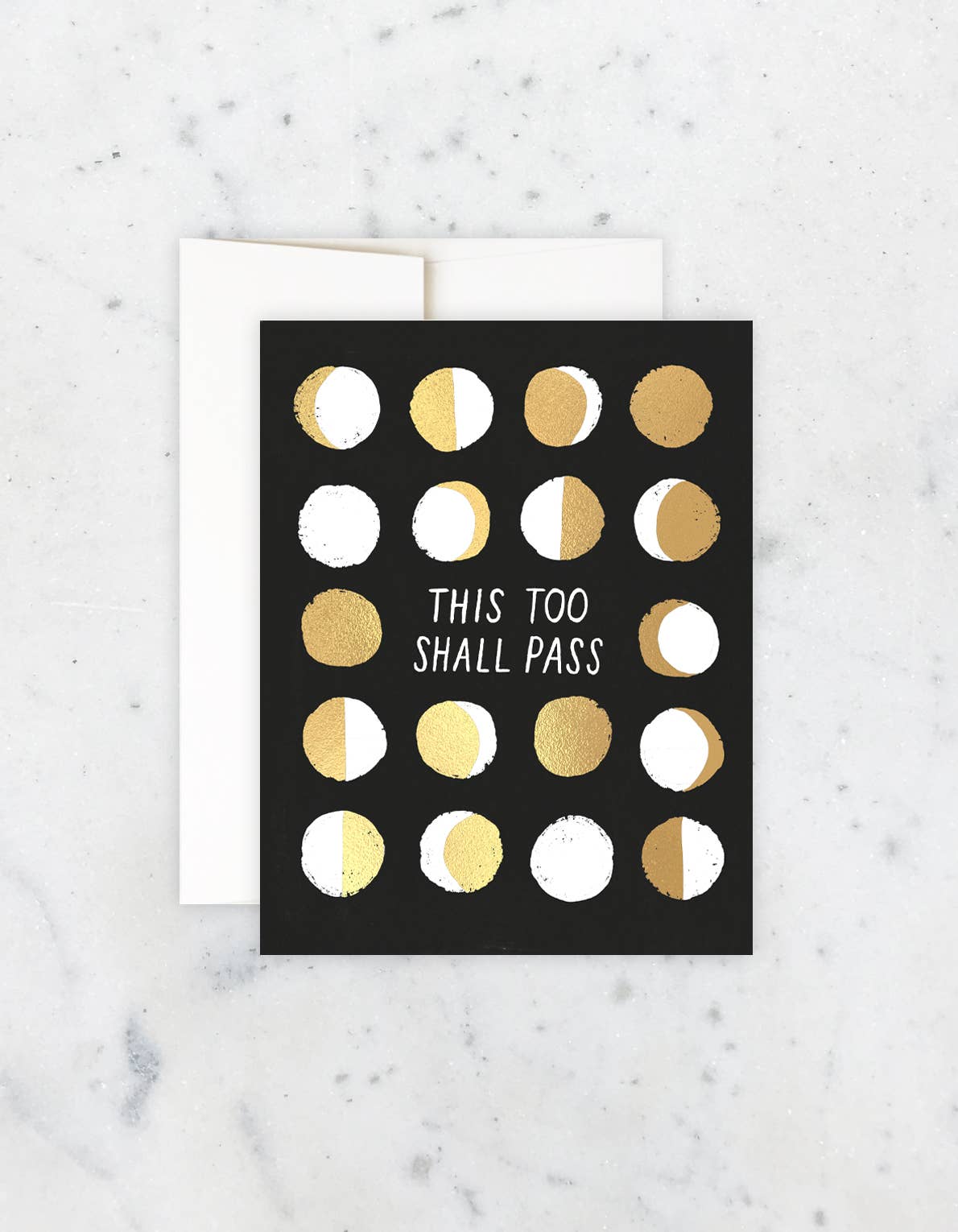Moon Phases Greeting Card