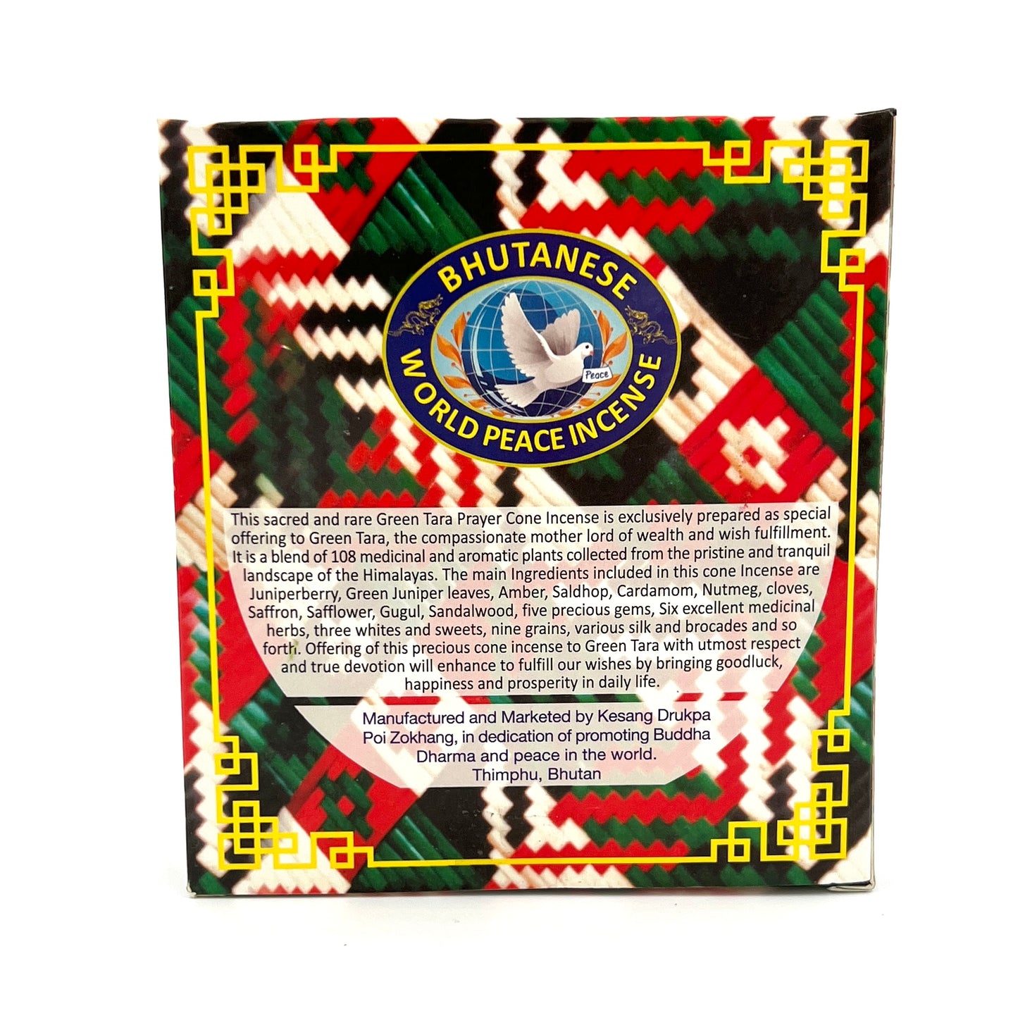Green Tara Prayer Incense Cones