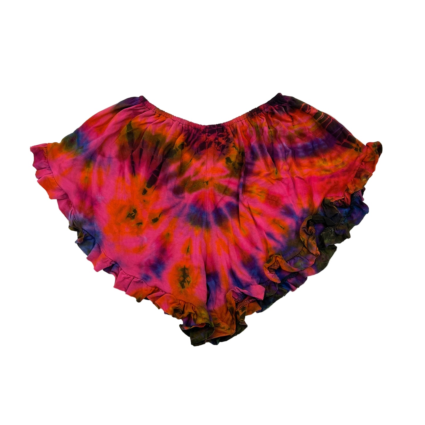 Tie Dyed Heart Shorts