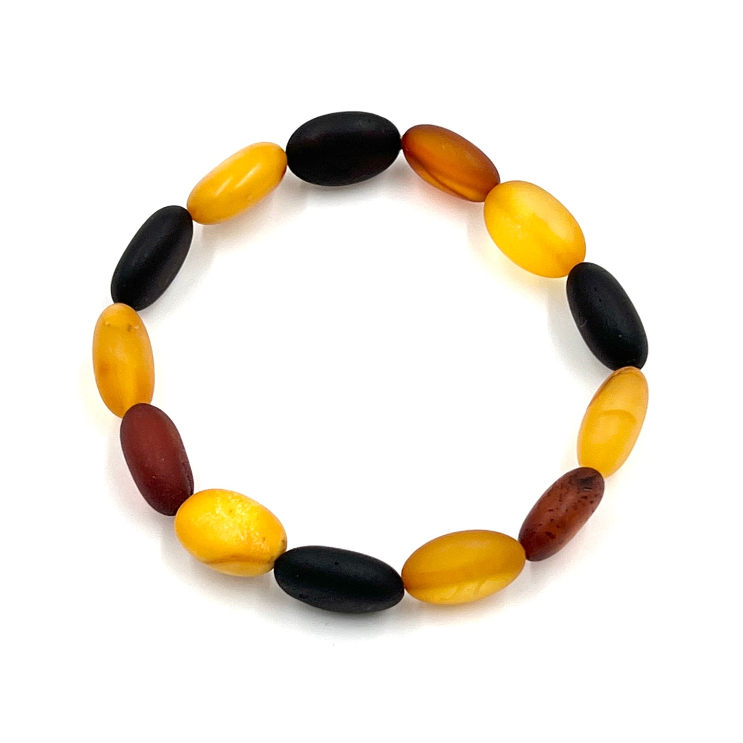 Amber Oval Stretchy Bracelets