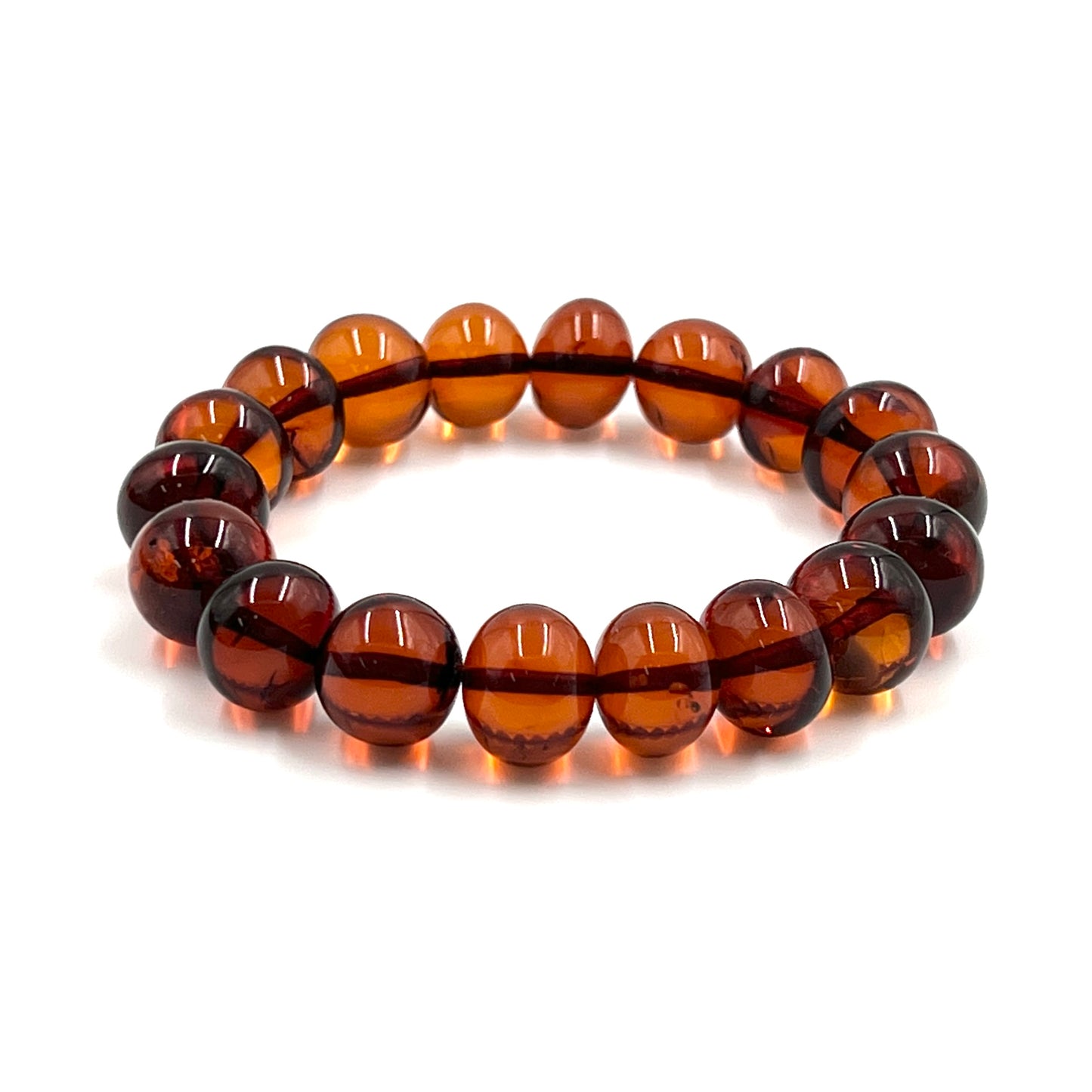 Large Polished Multi Amber Bracelets