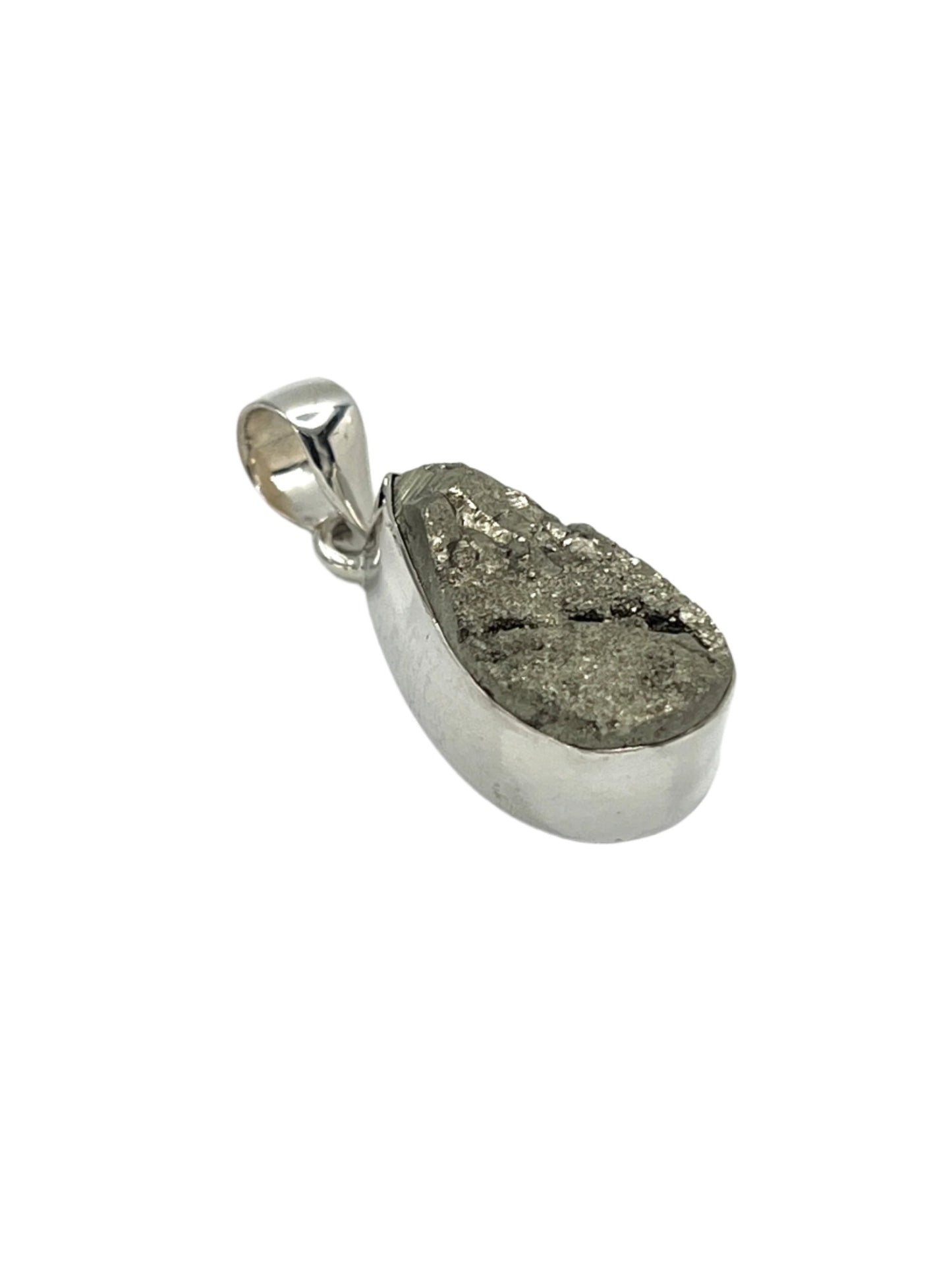 Sterling Silver Pyrite Pendants