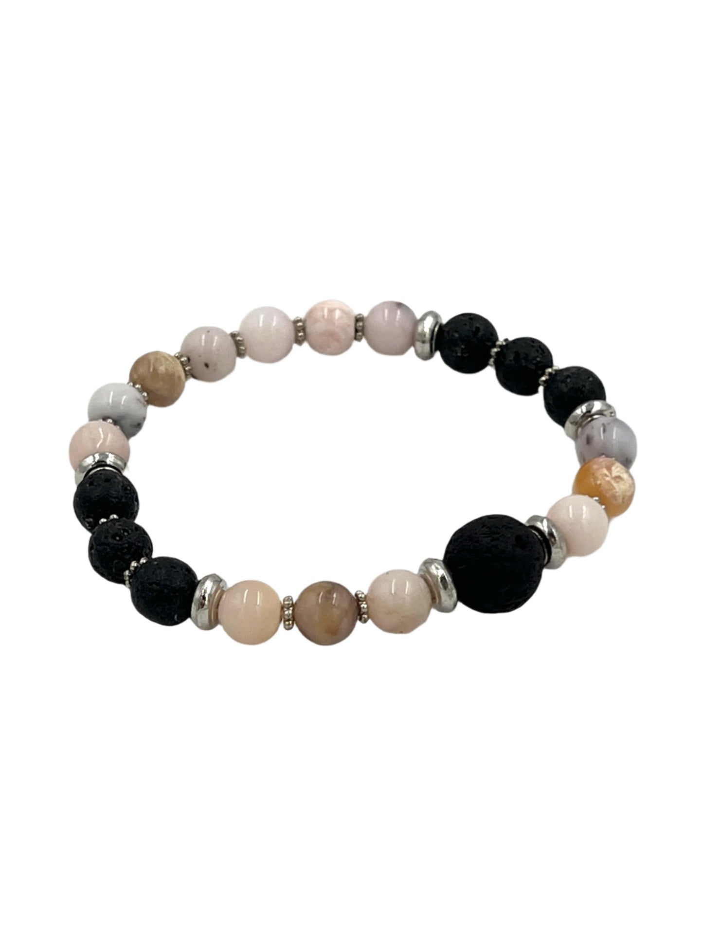 Peruvian Pink Opal Stretchy Bracelets