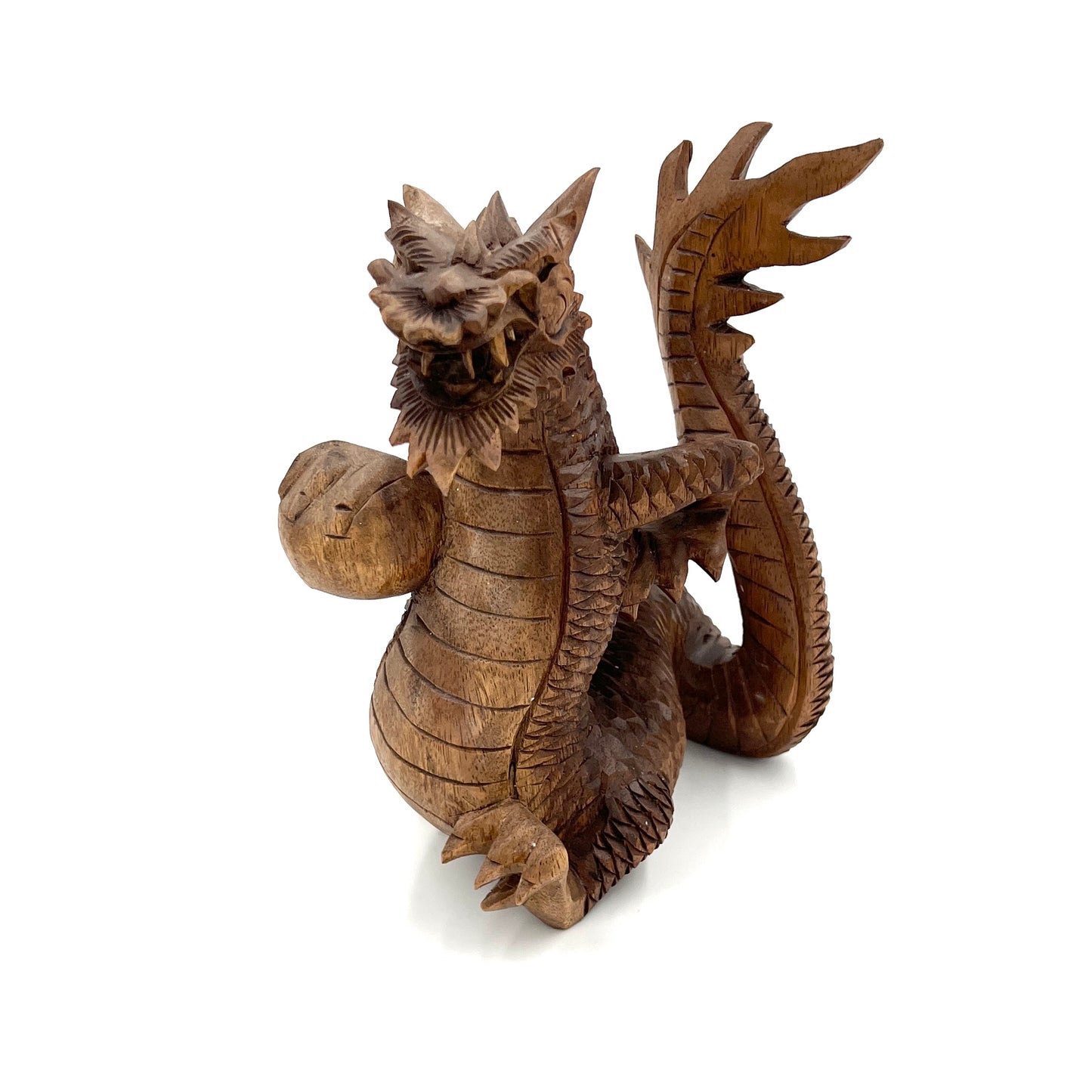 Dragon Intricate Wood Carvings - 3 Sizes