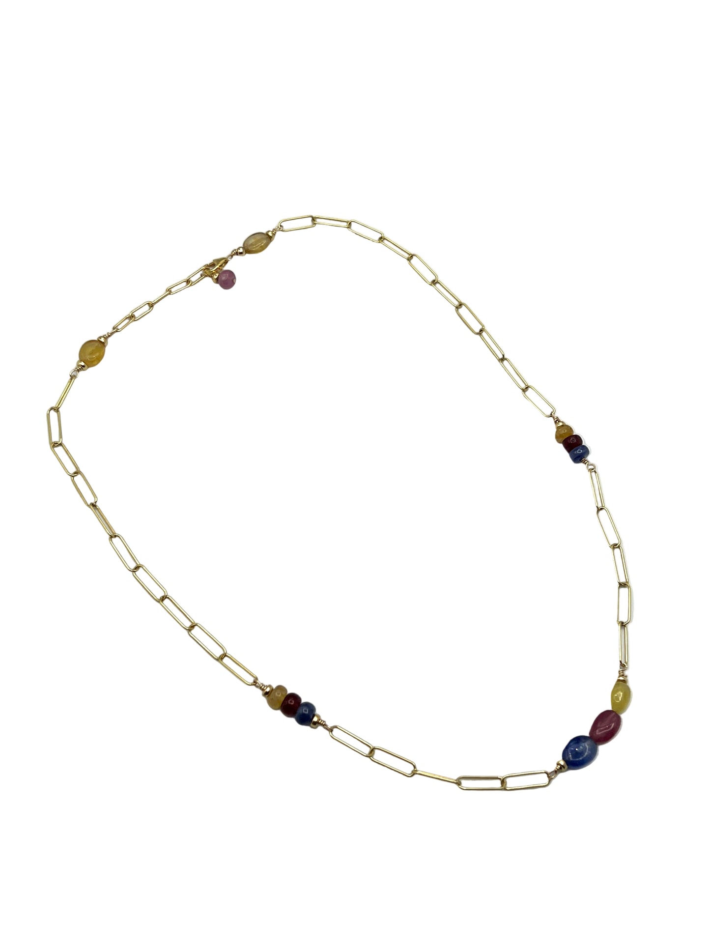 Sapphire Gold Filled Necklaces