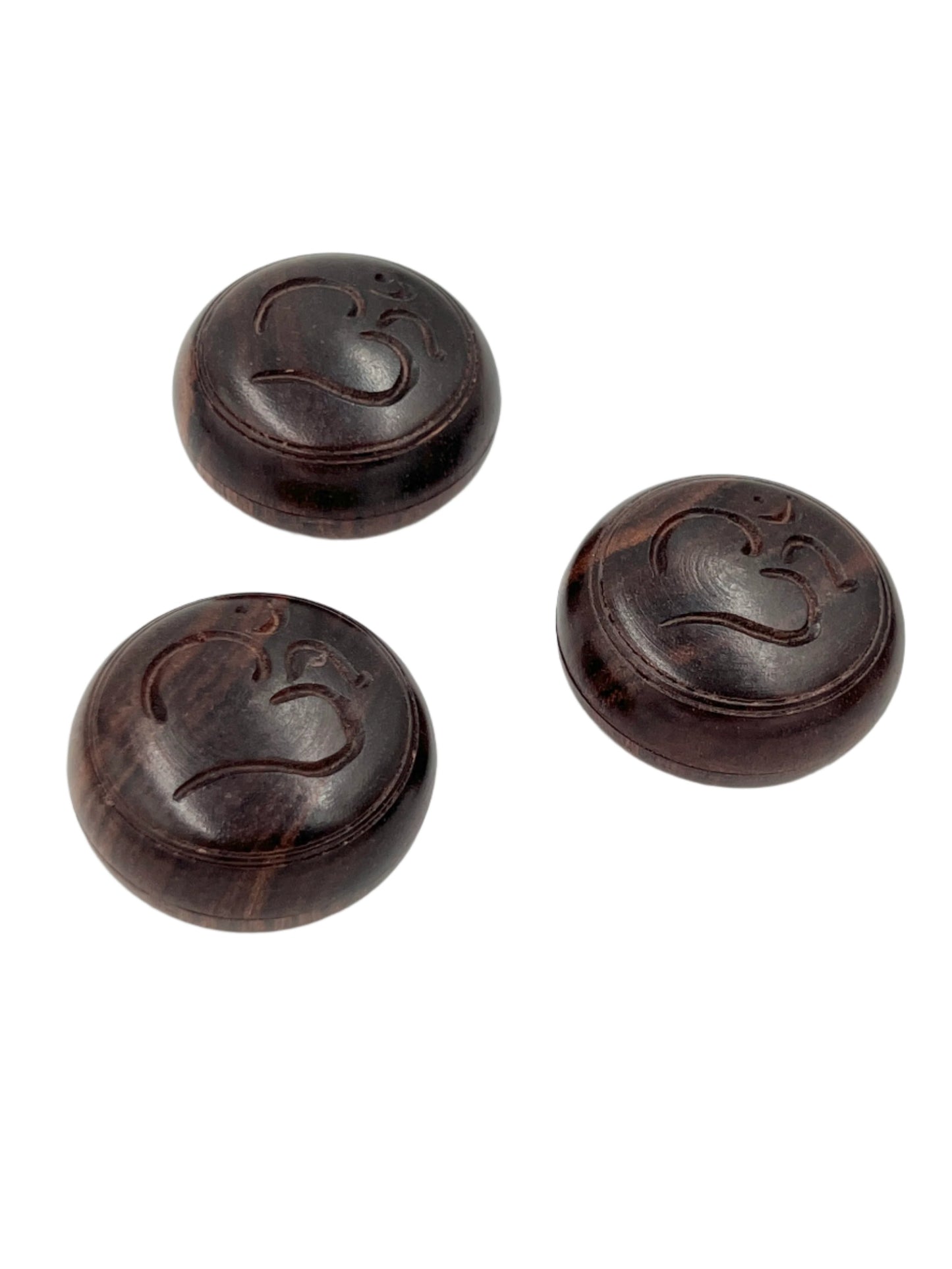 Wood Carved Screw top box med